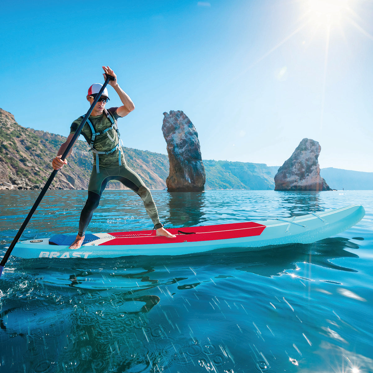 SUP Board aufblasbar TURTLE 320 blue