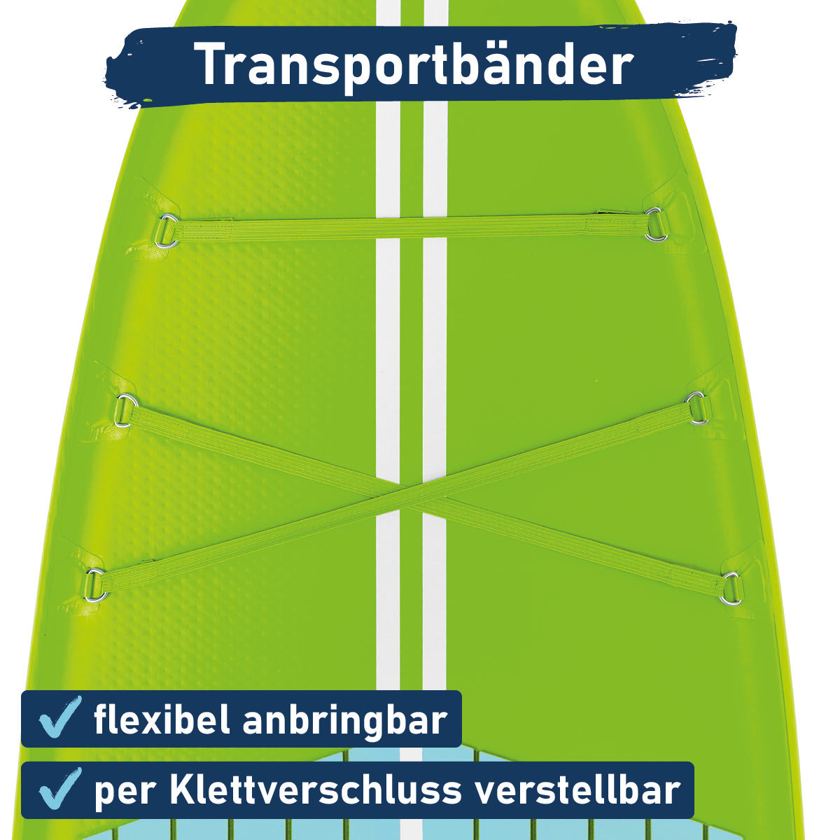 SUP Board aufblasbar TURTLE 320 green