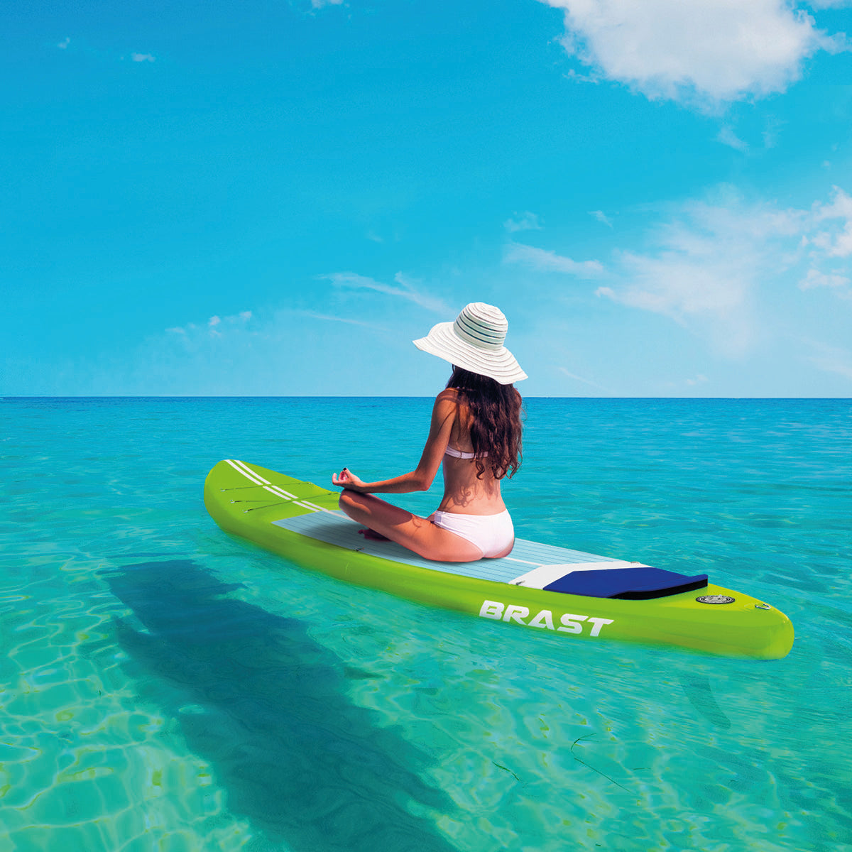 SUP Board aufblasbar TURTLE 320 green