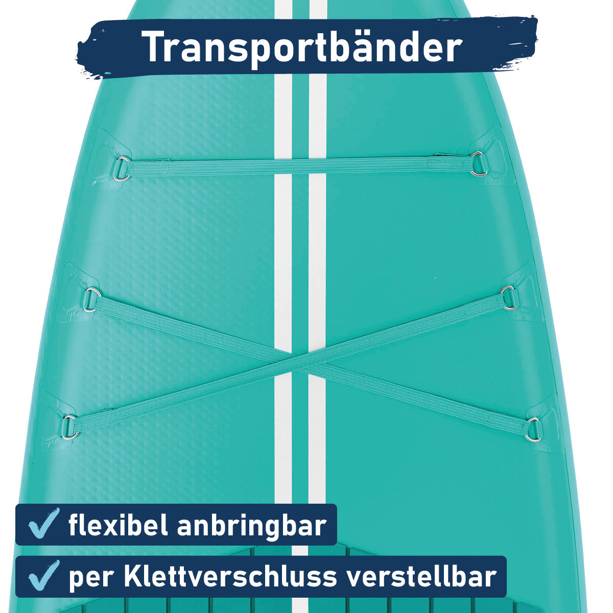 SUP Board aufblasbar TURTLE 320 petrol
