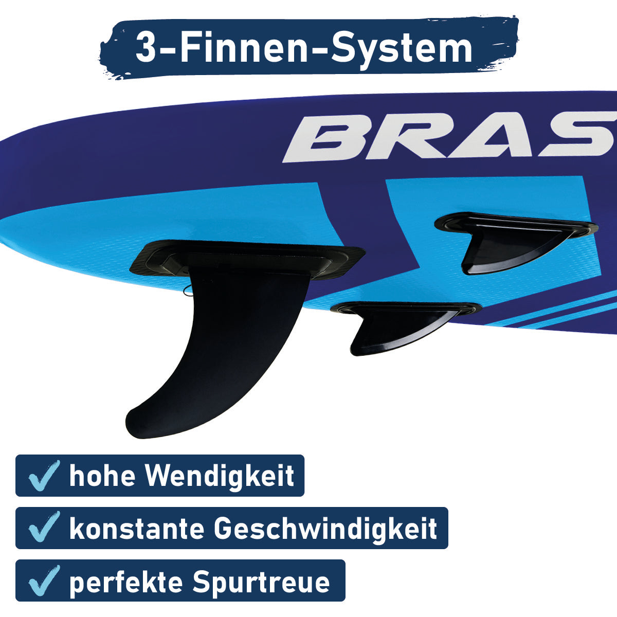 SUP Board aufblasbar TURTLE 320 dark blue