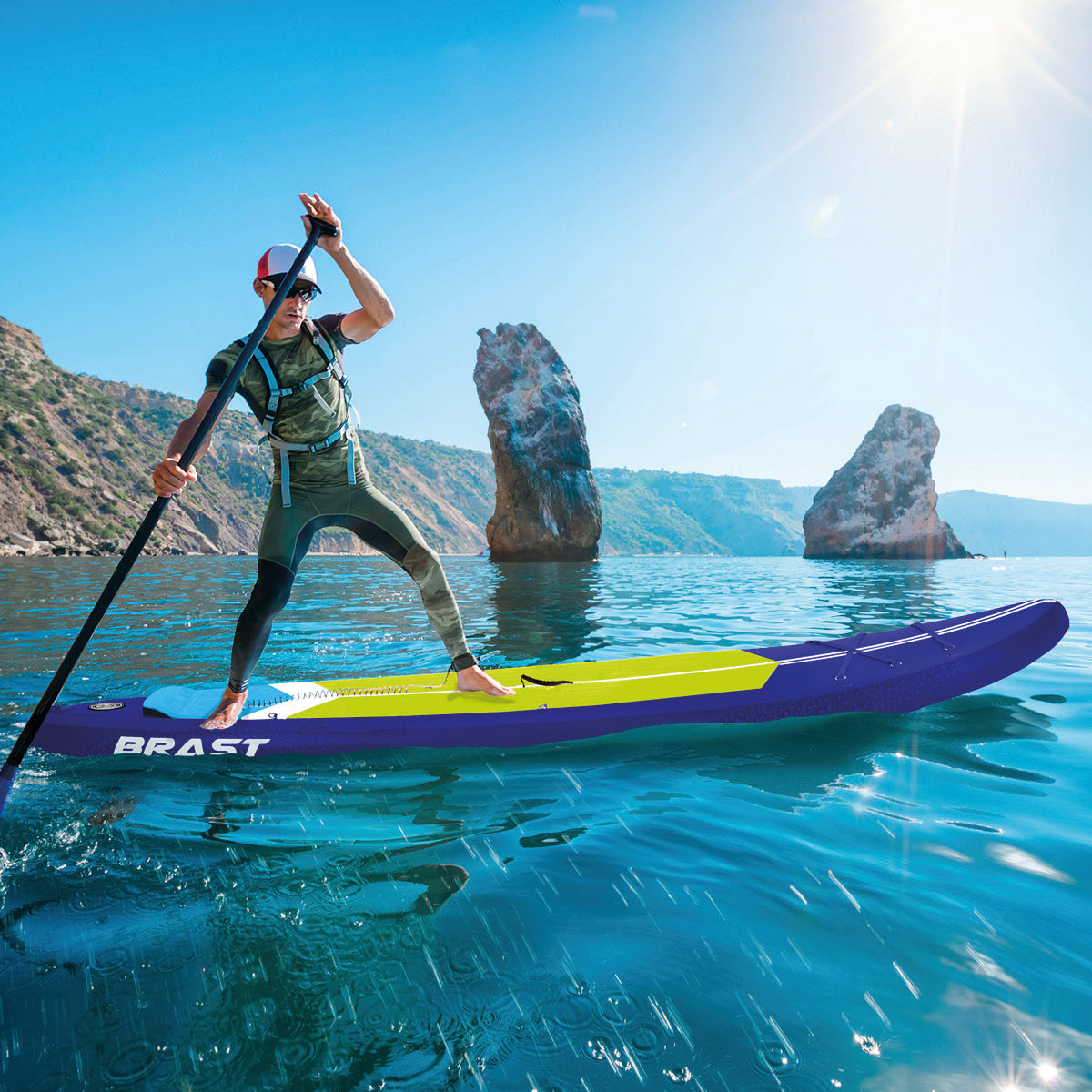 SUP Board aufblasbar TURTLE 320 dark blue
