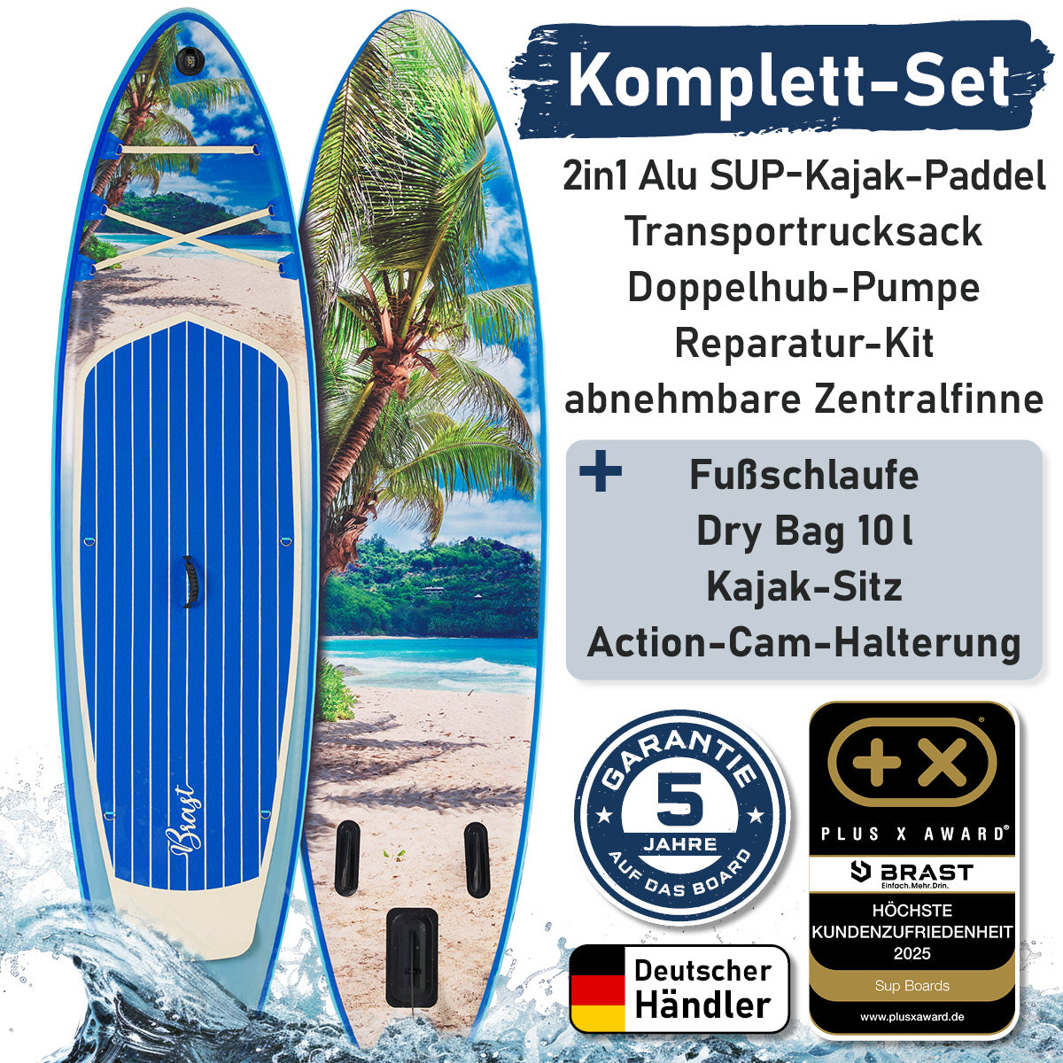 SUP Board aufblasbar TROPIC 320 Beach