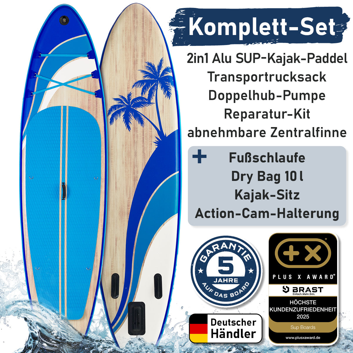 SUP Board aufblasbar TROPIC 320 Wave
