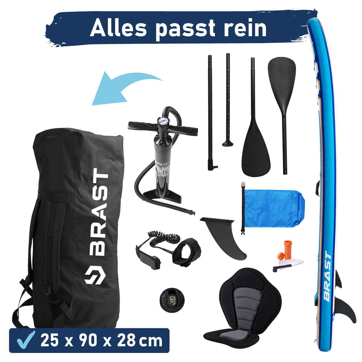 SUP Board aufblasbar TROPIC 320 Wave