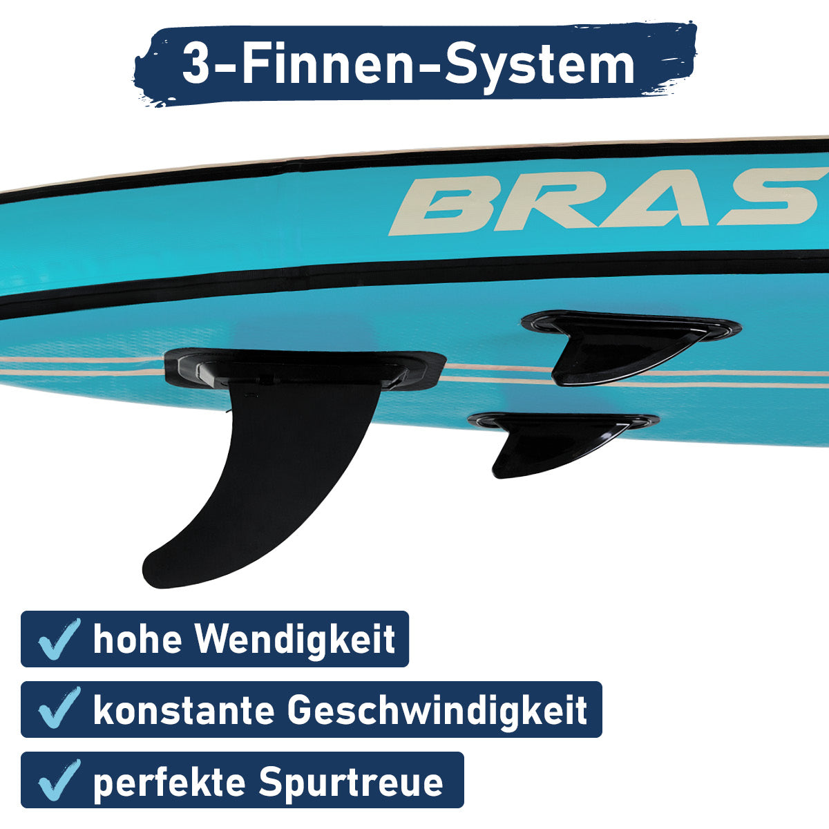 SUP Board aufblasbar TROPIC 320 petrol