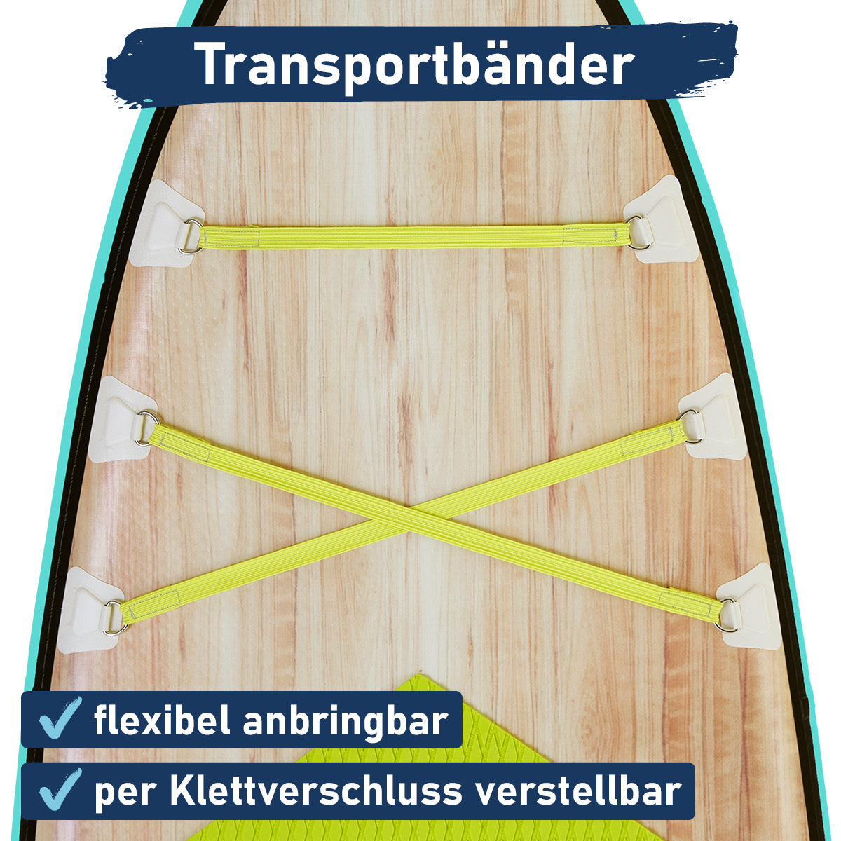 SUP Board aufblasbar TROPIC 320 petrol