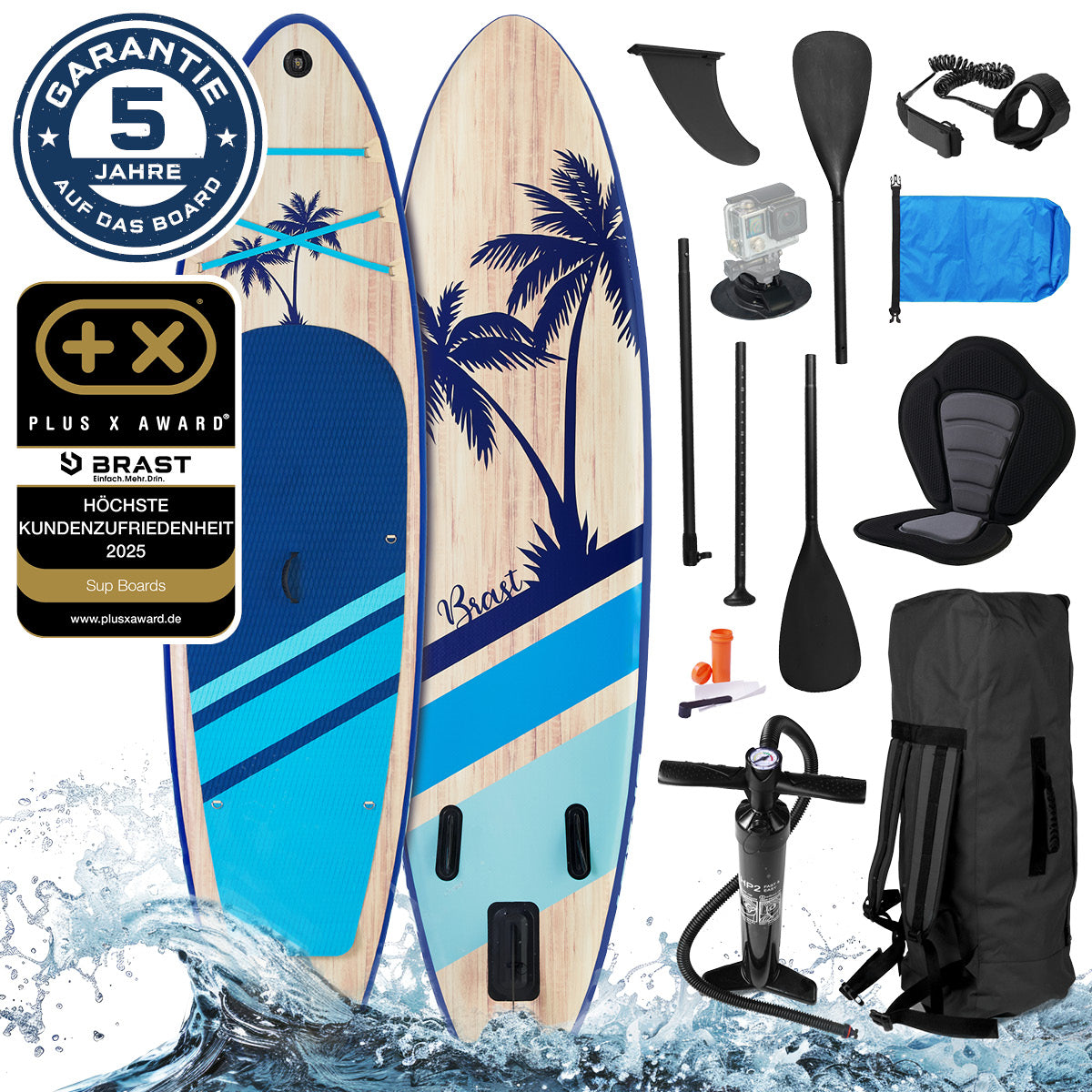SUP Board aufblasbar TROPIC 320 blue