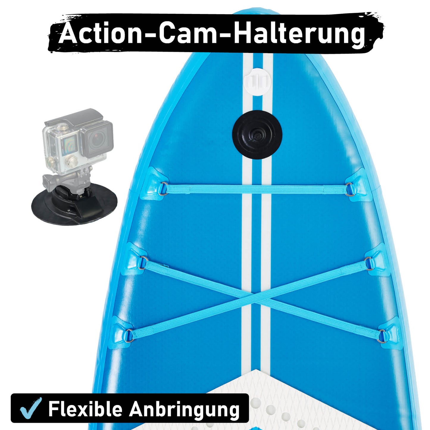 SUP Board aufblasbar LED TURTLE 320 blue