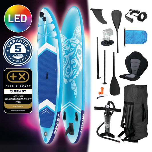 SUP Board aufblasbar LED TURTLE 320 blue