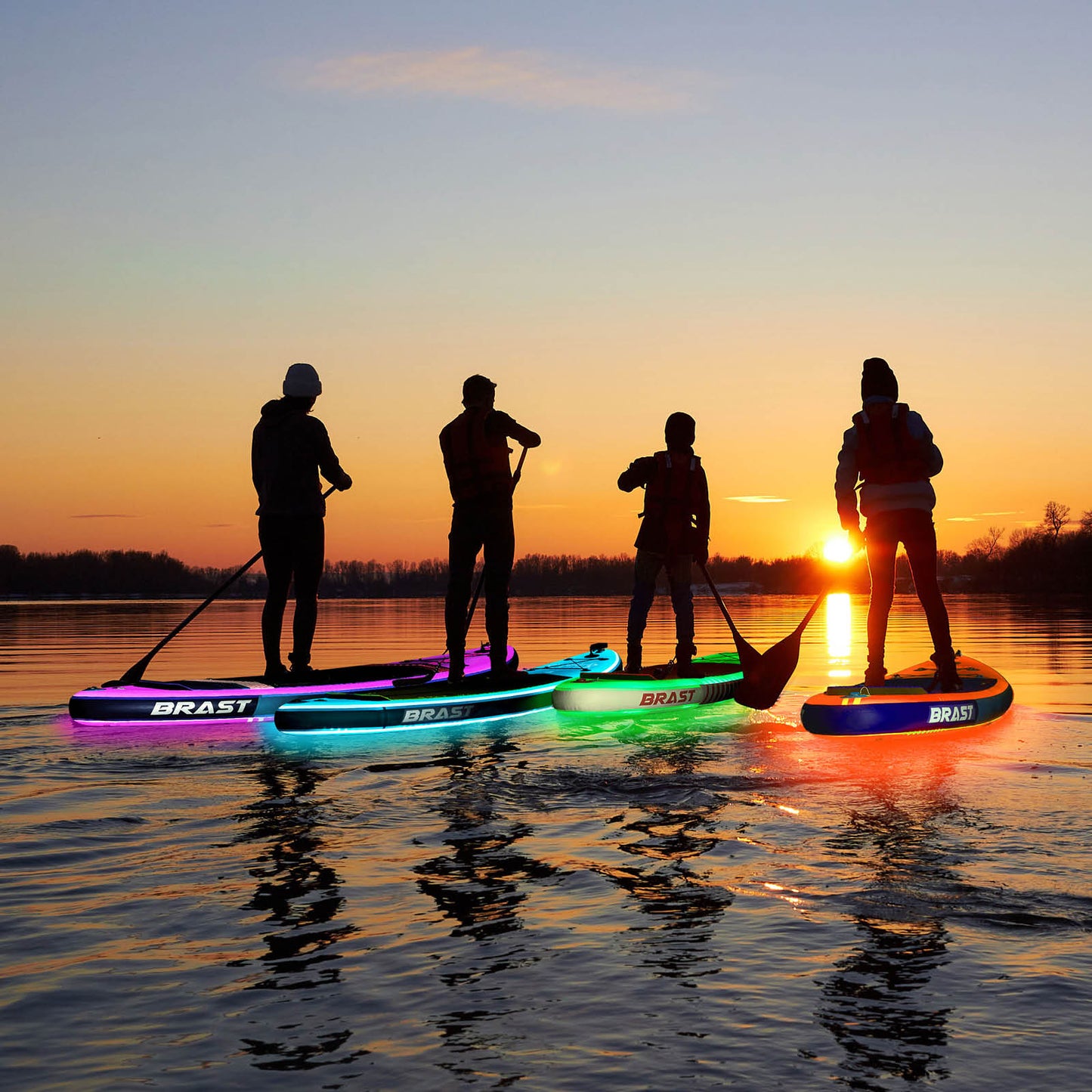 SUP Board aufblasbar LED HAWAII 320