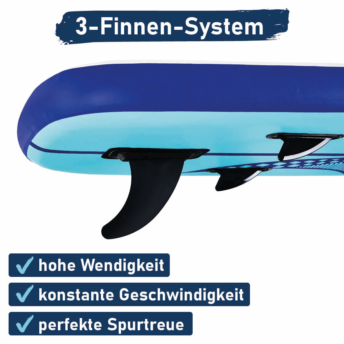 XXL SUP Board aufblasbar FAMILY SHARK 370