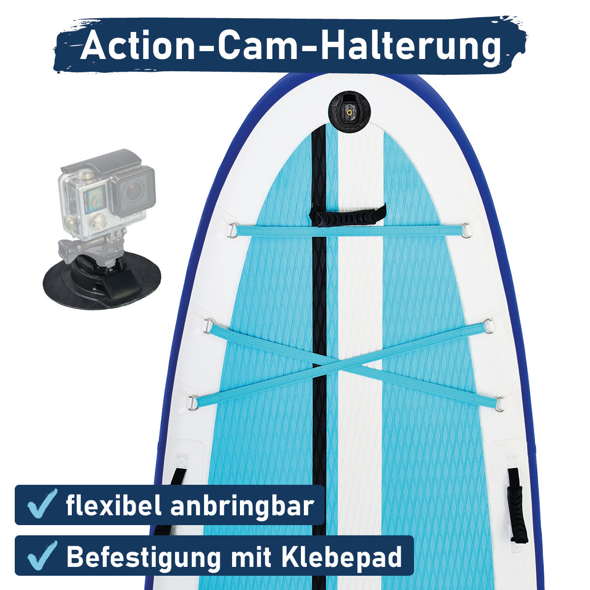 XXL SUP Board aufblasbar FAMILY SHARK 370