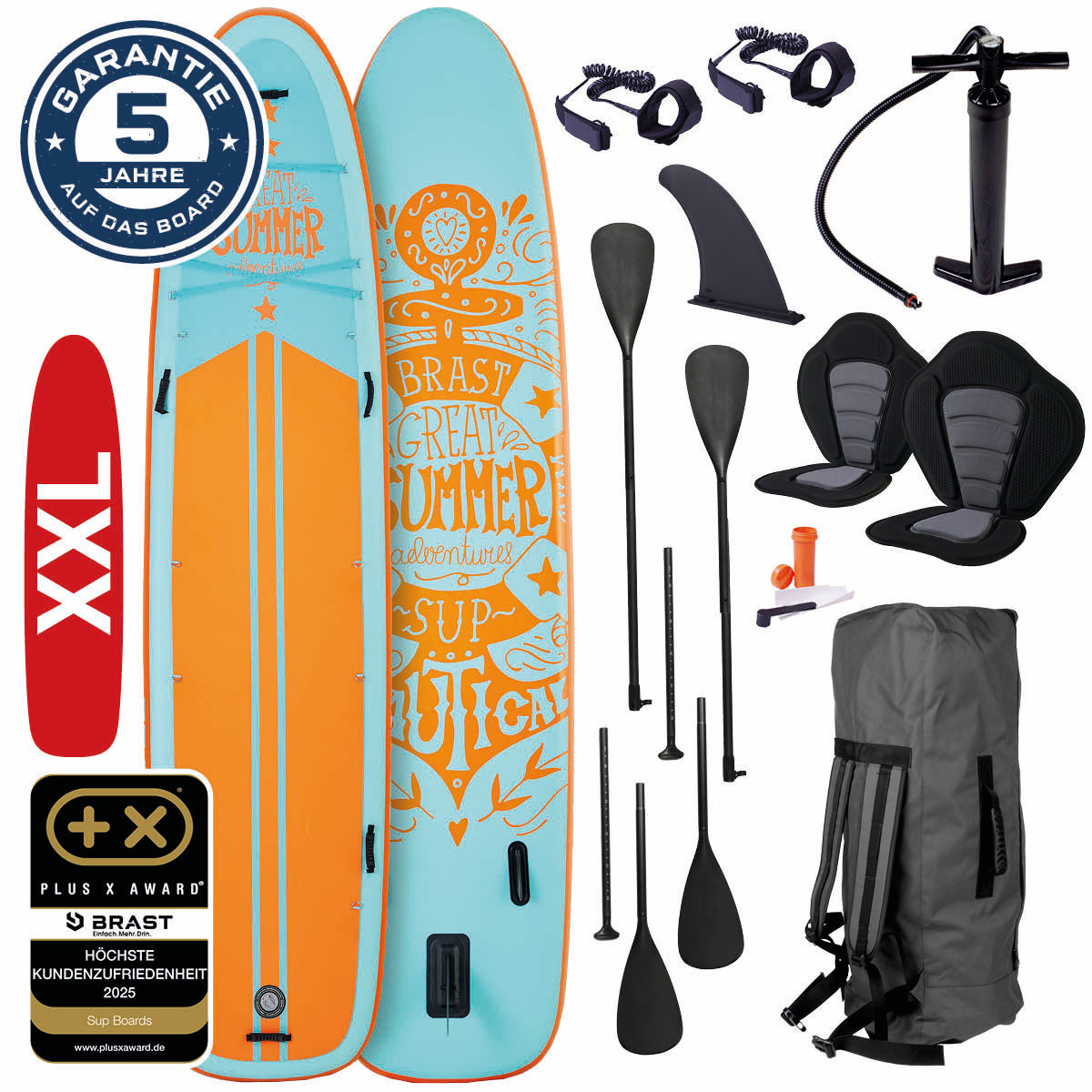 XXL SUP Board aufblasbar FAMILY SUMMER 370