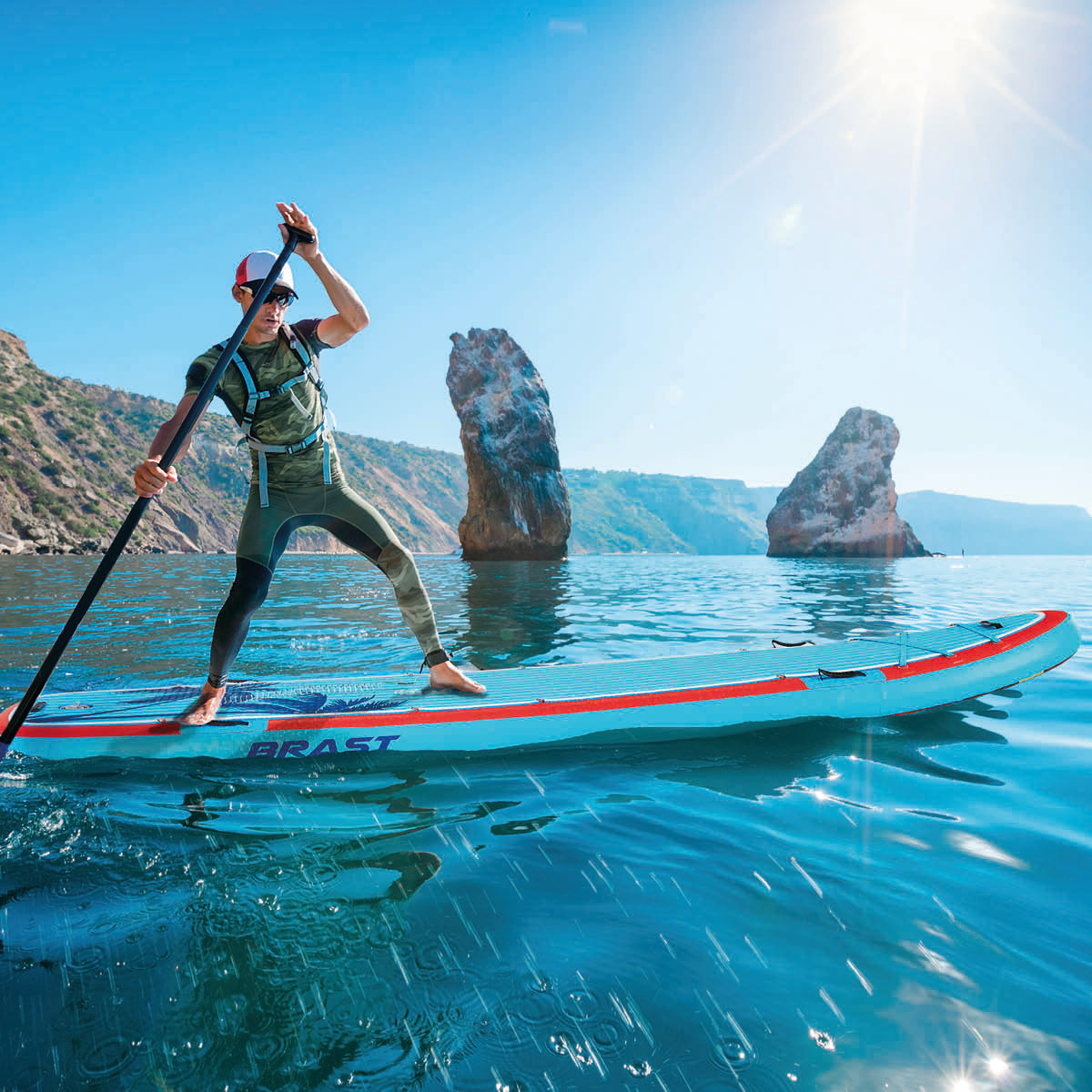XXL SUP Board aufblasbar FAMILY SUNSET 370