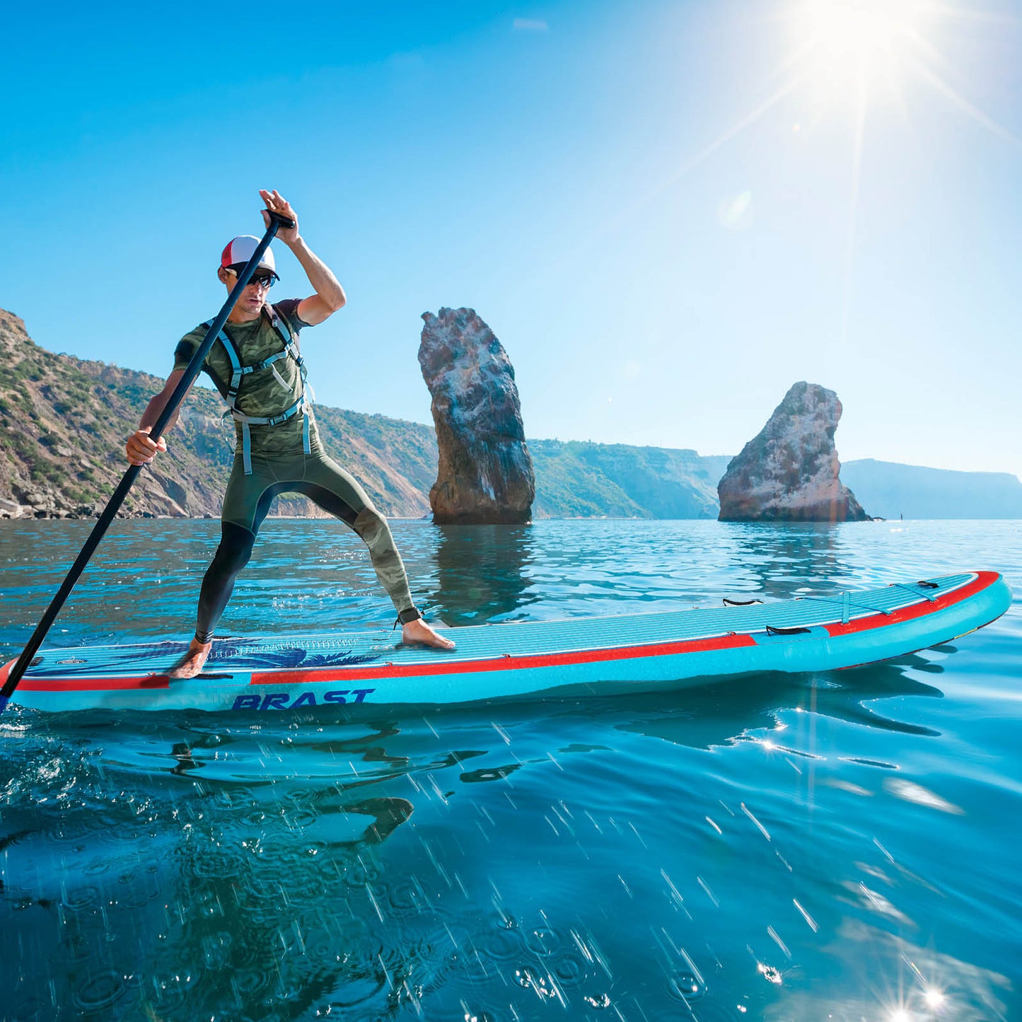 XXL SUP Board aufblasbar FAMILY SUNSET 370