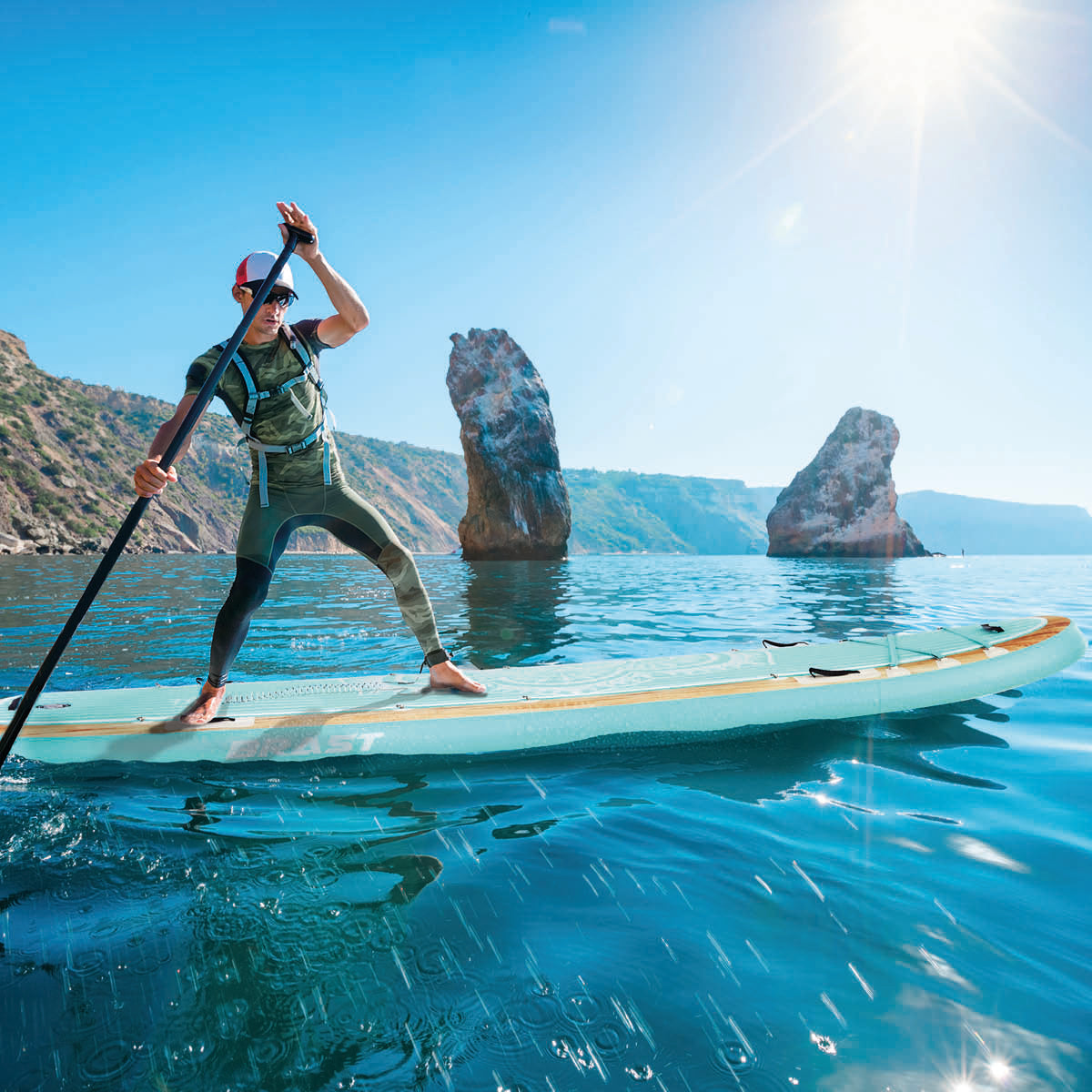 XXL SUP Board aufblasbar FAMILY MANDALA 370