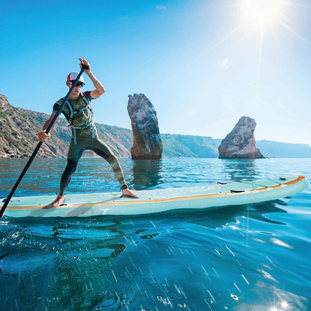 XXL SUP Board aufblasbar FAMILY MANDALA 370