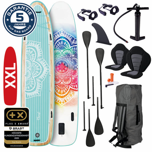 XXL SUP Board aufblasbar FAMILY MANDALA 370