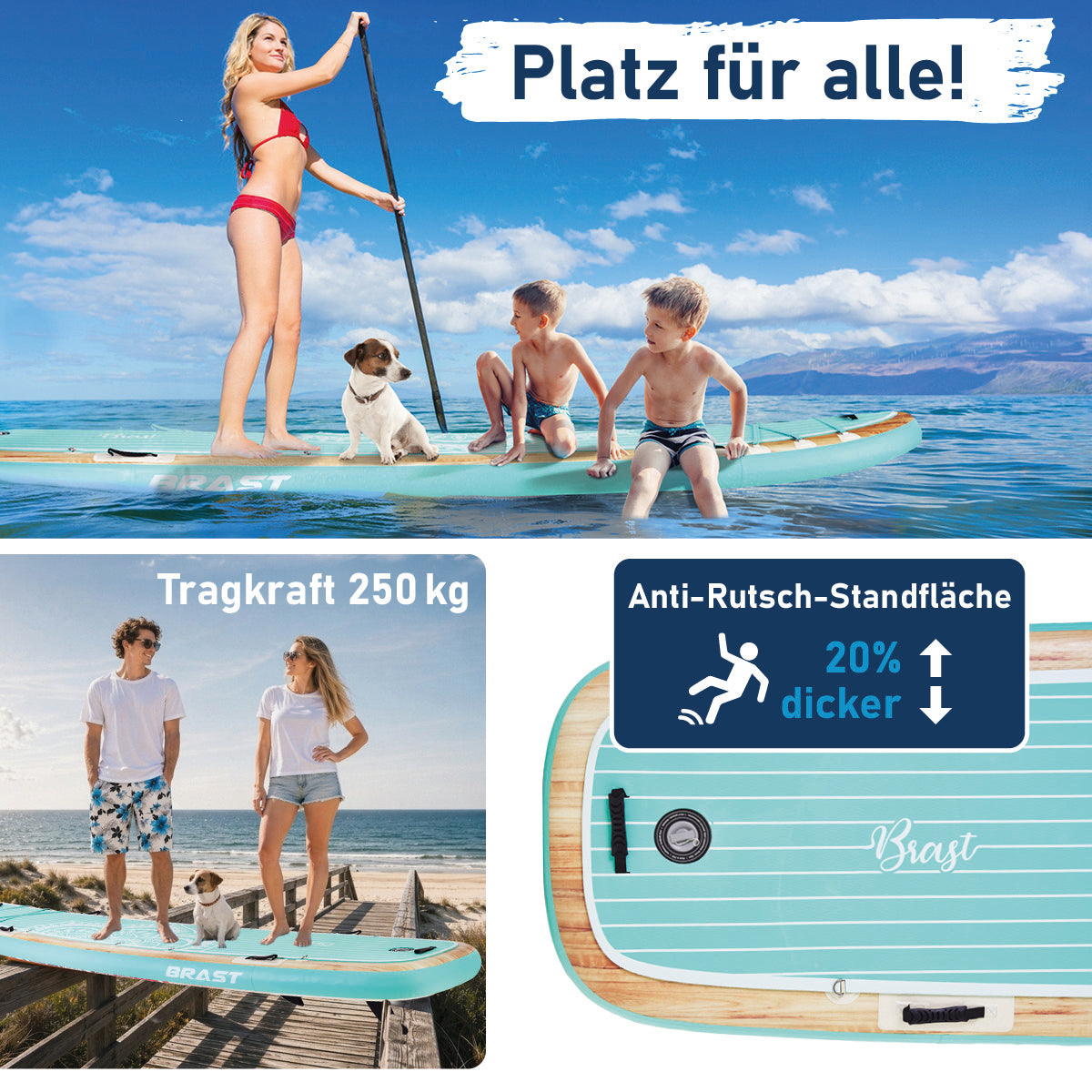 XXL SUP Board aufblasbar FAMILY MANDALA 370