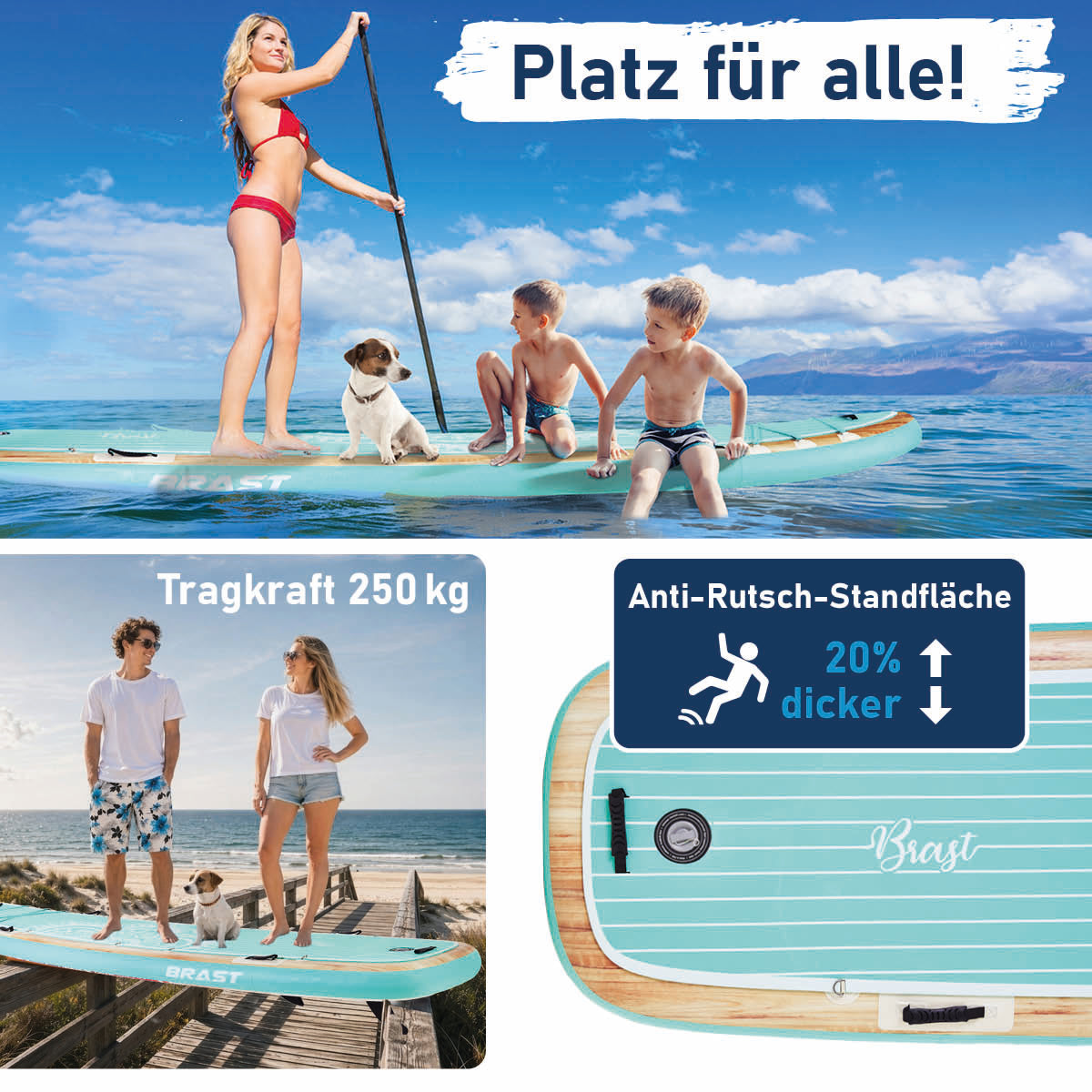 XXL SUP Board aufblasbar FAMILY MANDALA 370