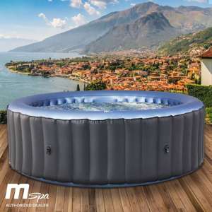 BRAST Aufblasbarer Whirlpool XXL MSpa BERGEN COMFORT 8 Personen