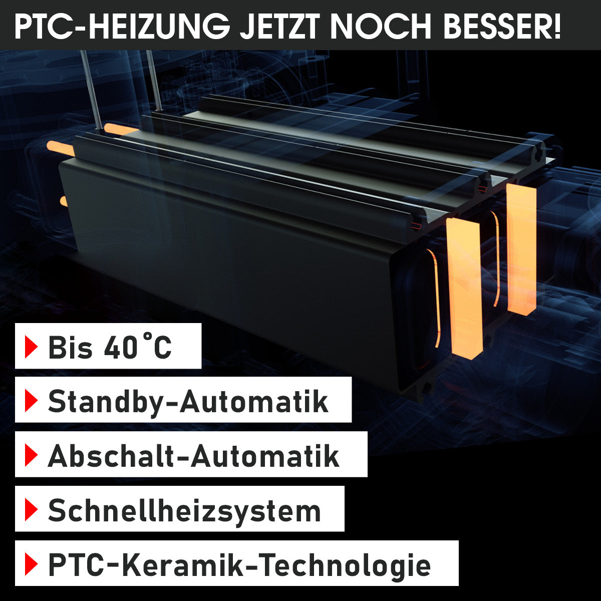 PTC-Heizung mit Schnellheizfunktion bis 40 °C für aufblasbaren Whirlpool Outdoor und Garten Jacuzzi.
