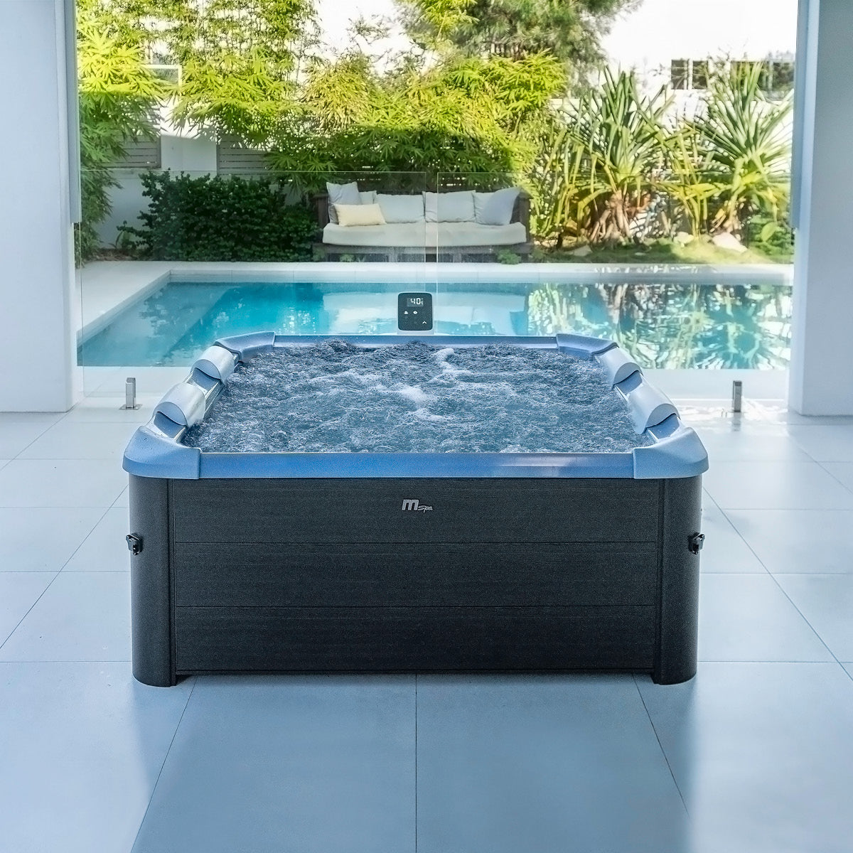 BRAST Mspa Whirlpool OSLO SAPPHIRE 6 Personen mit LED