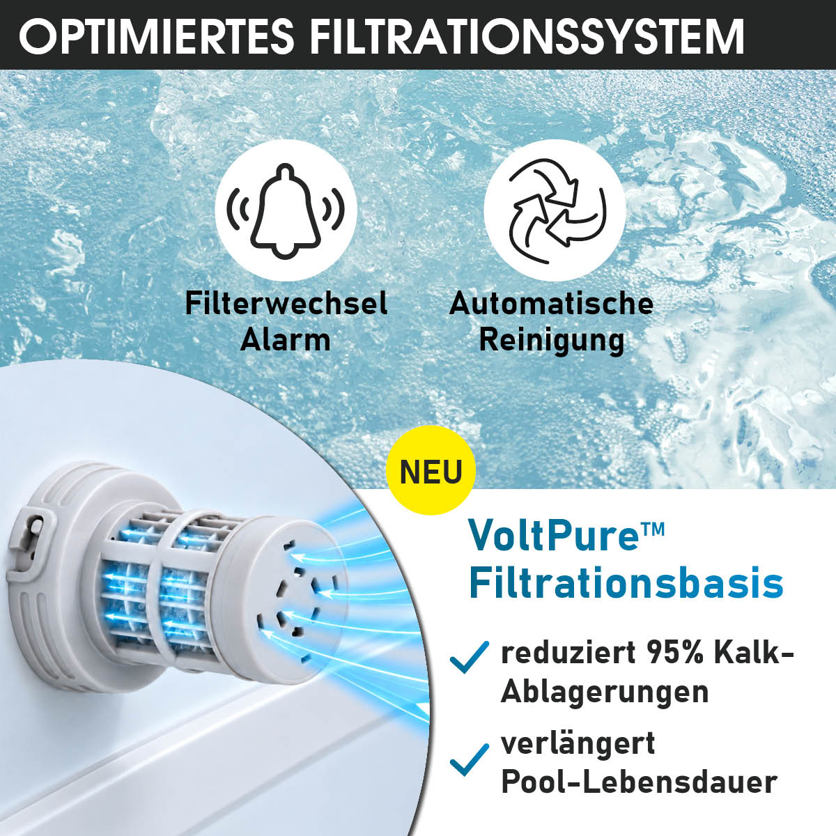 BRAST MSpa Whirlpool OSLO 200 6 Personen mit LED