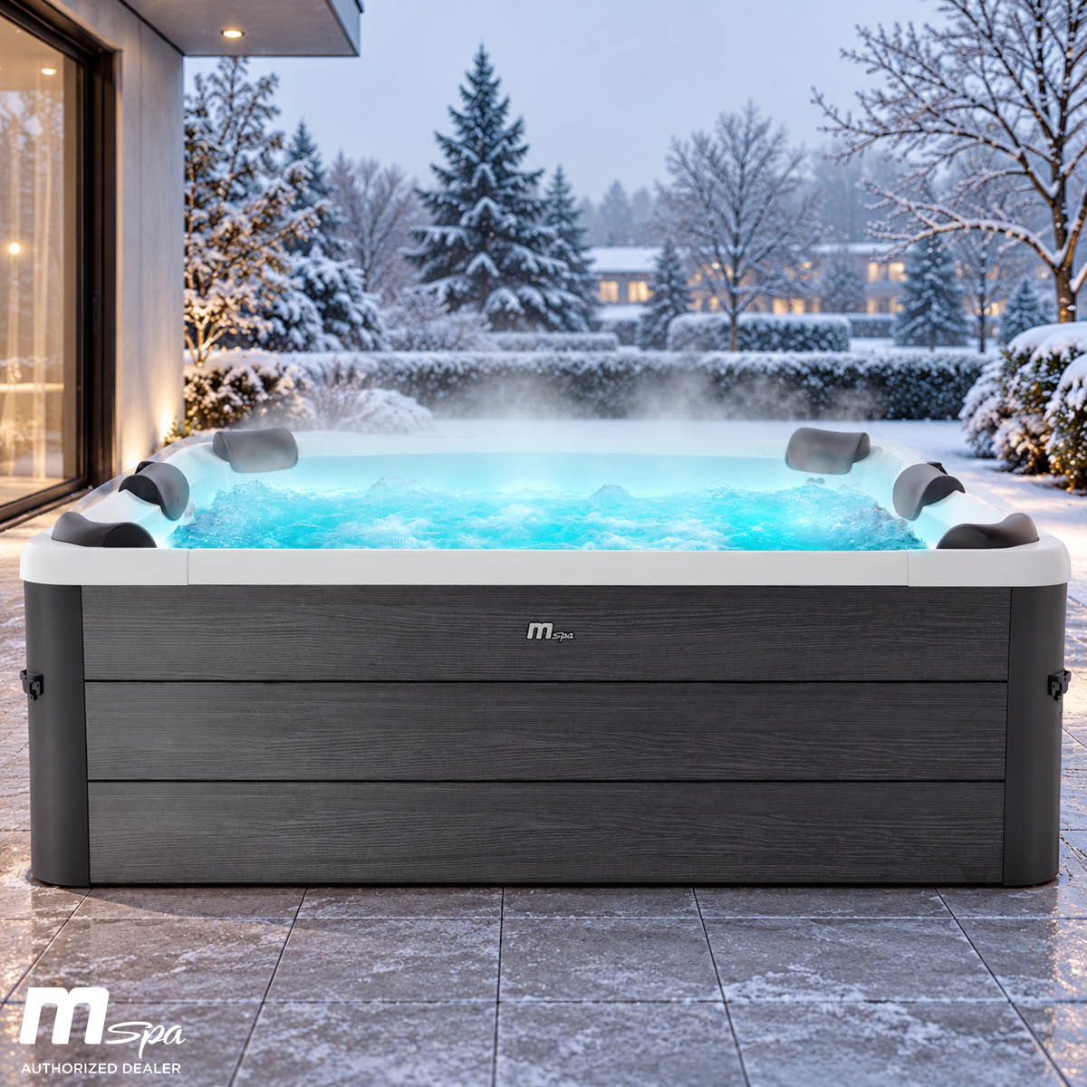 BRAST MSpa Whirlpool OSLO 200 6 Personen mit LED