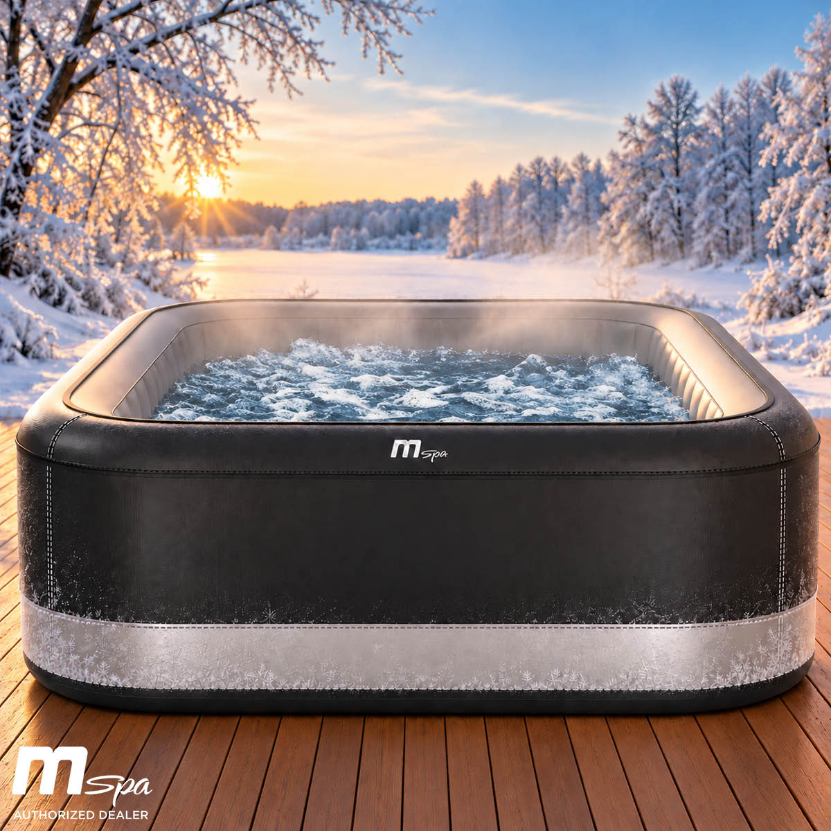 BRAST Aufblasbarer Whirlpool MSpa Premium PORTLAND