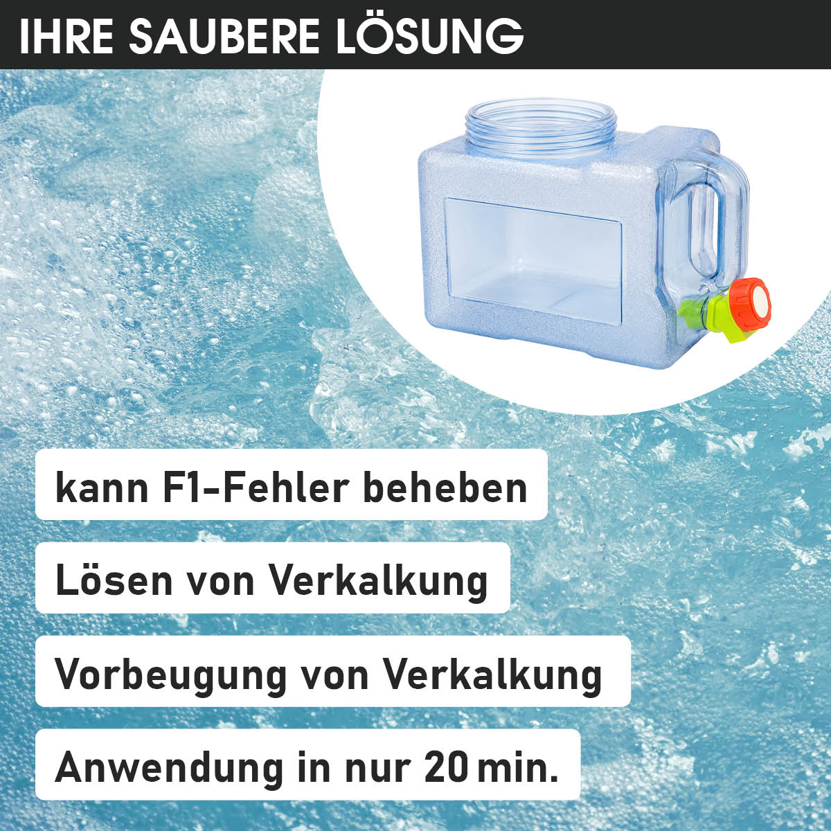 Entkalkungsset für MSpa Whirlpools der Comfort-Serie