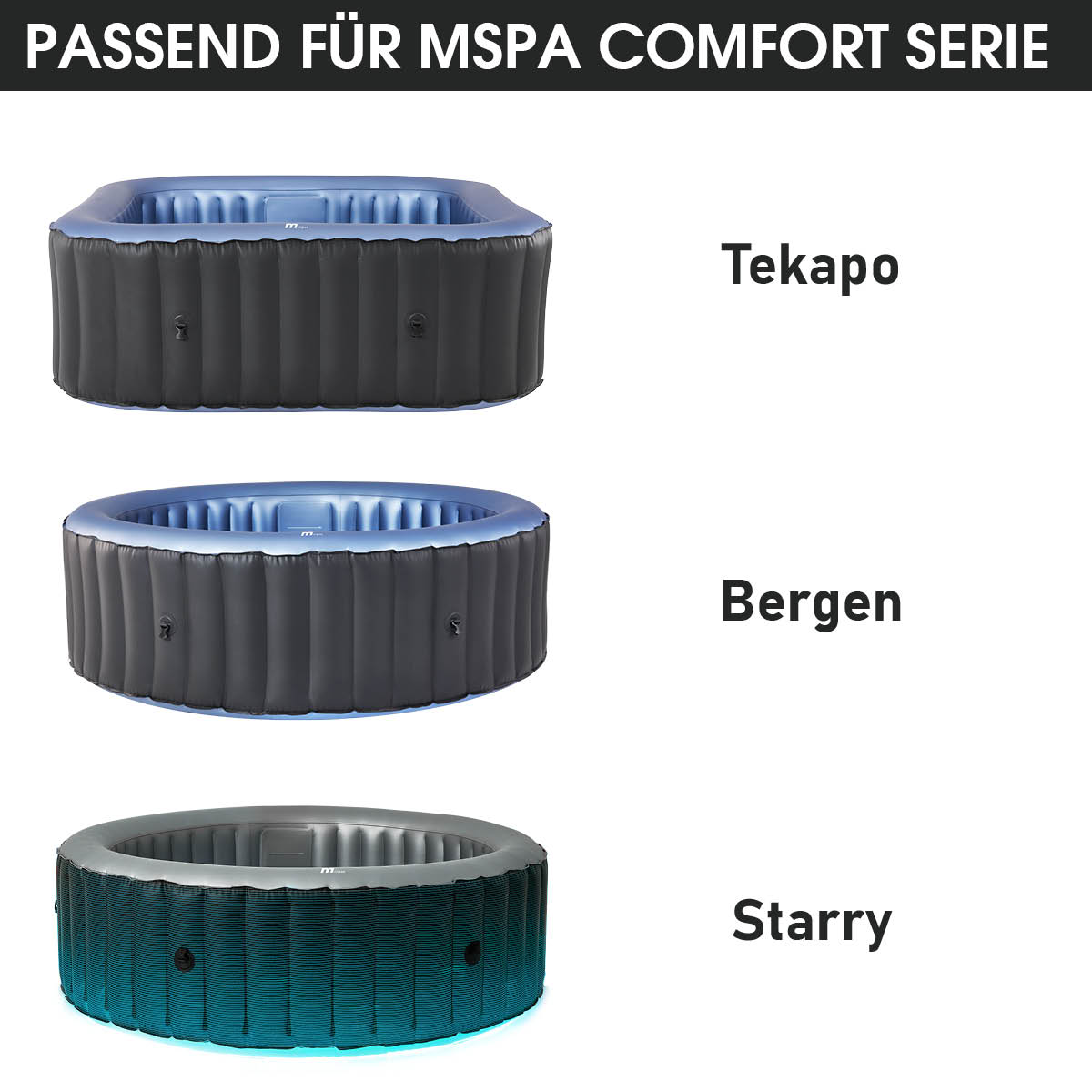 Entkalkungsset für MSpa Whirlpools der Comfort-Serie