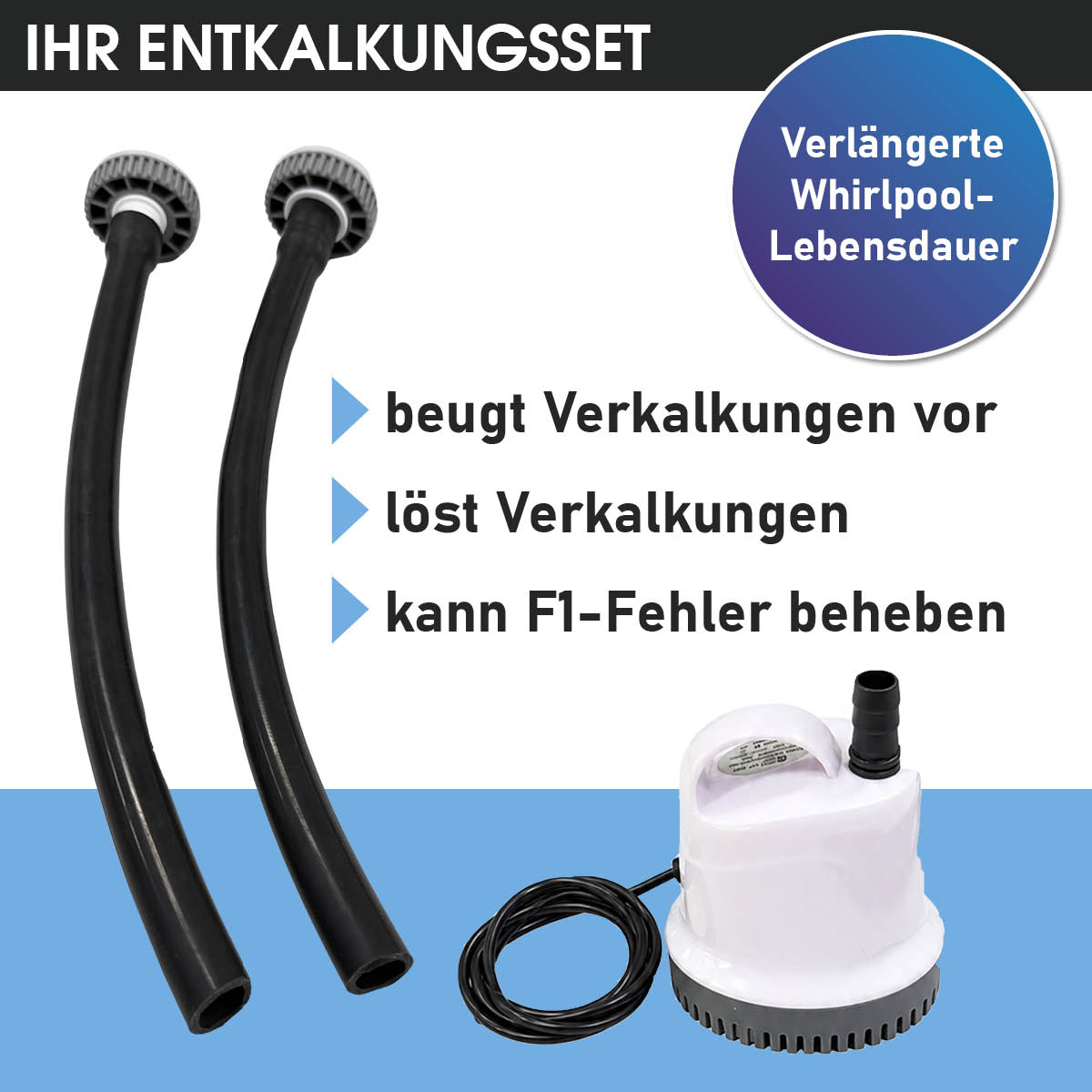 Entkalkungsset für MSpa Whirlpools (außer Comfort-Serie)