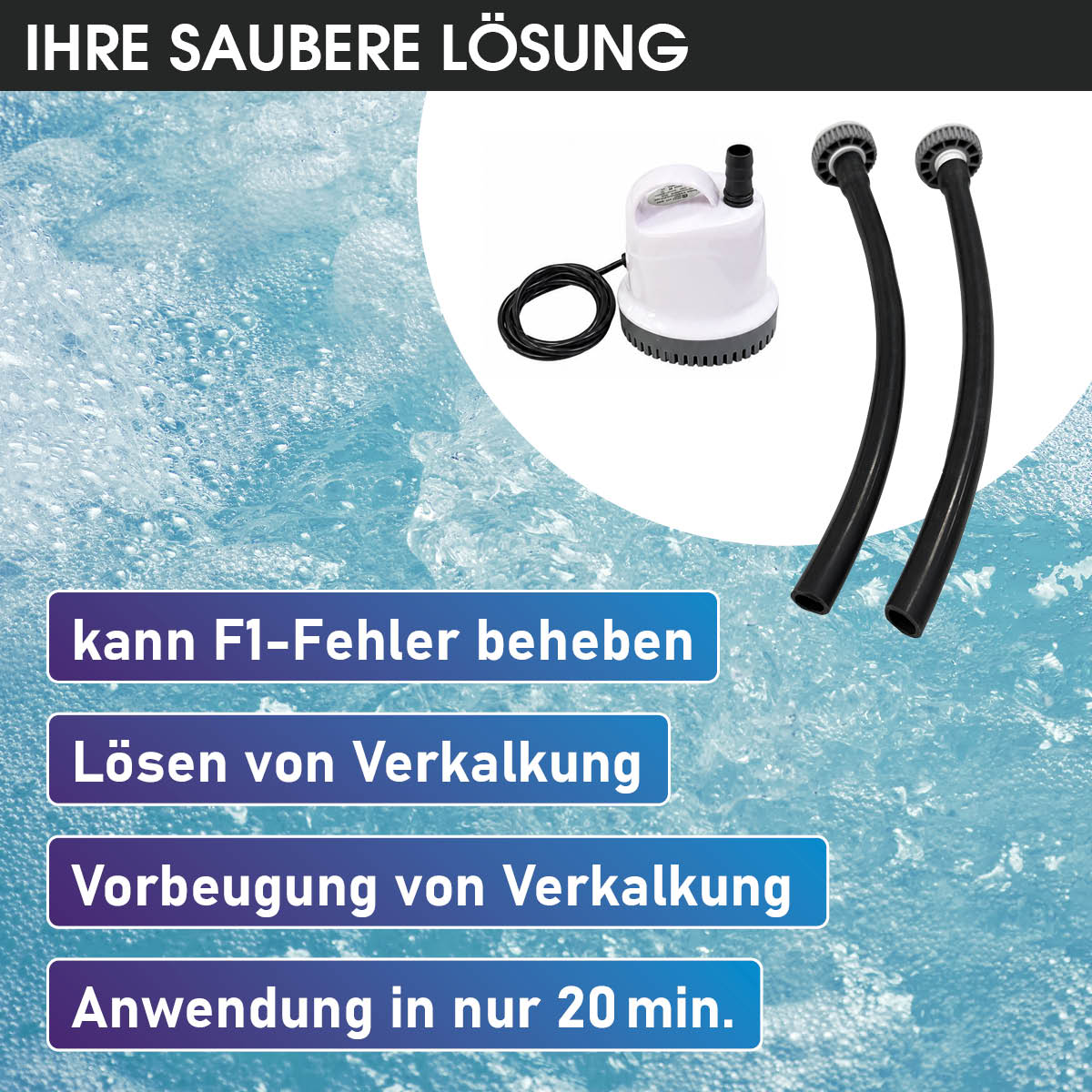 Entkalkungsset für MSpa Whirlpools (außer Comfort-Serie)