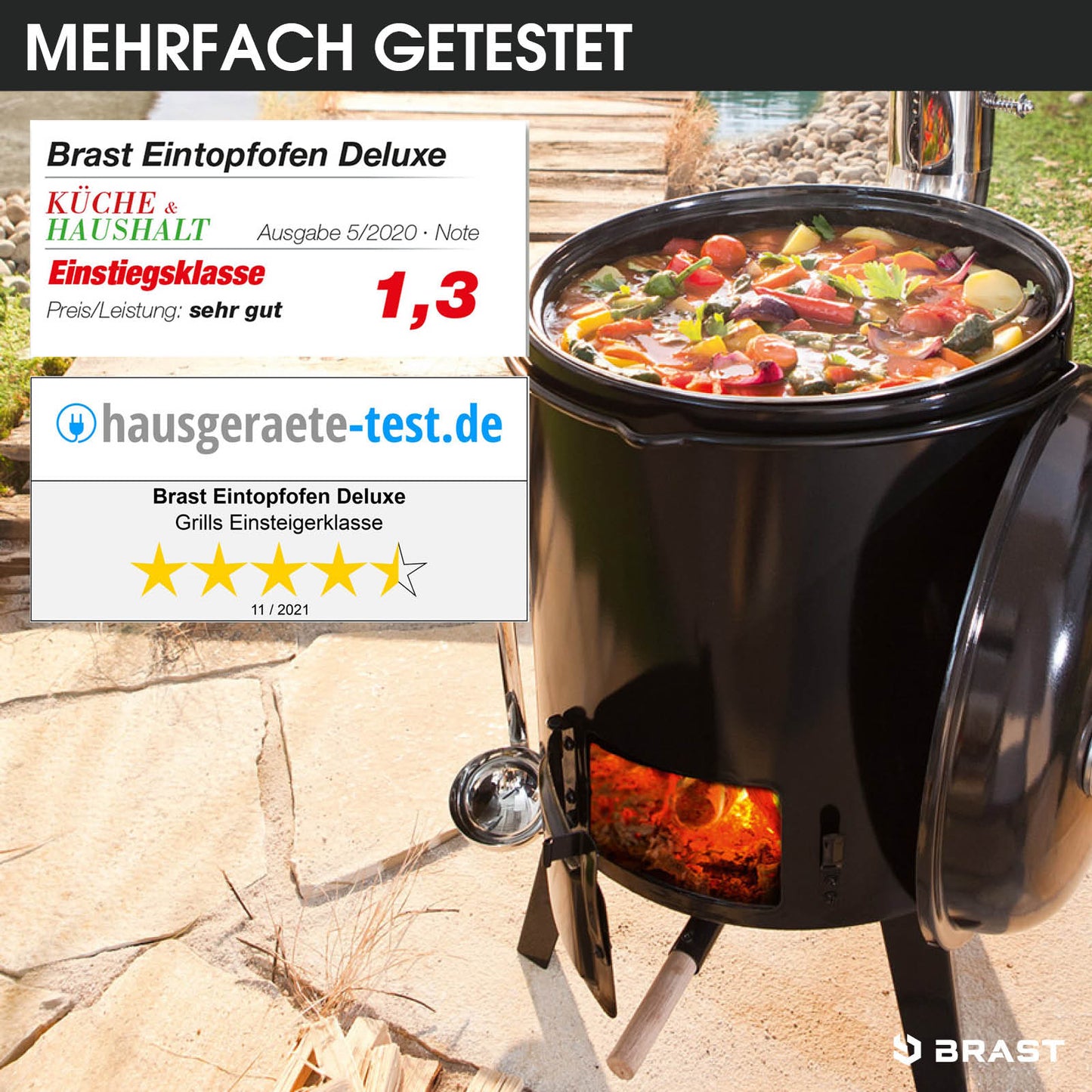 Gulaschkanone Eintopfofen DELUXE 8tlg