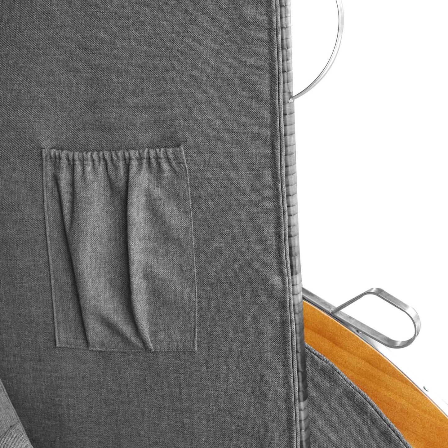 Strandkorb BORNHOLM Premium grau