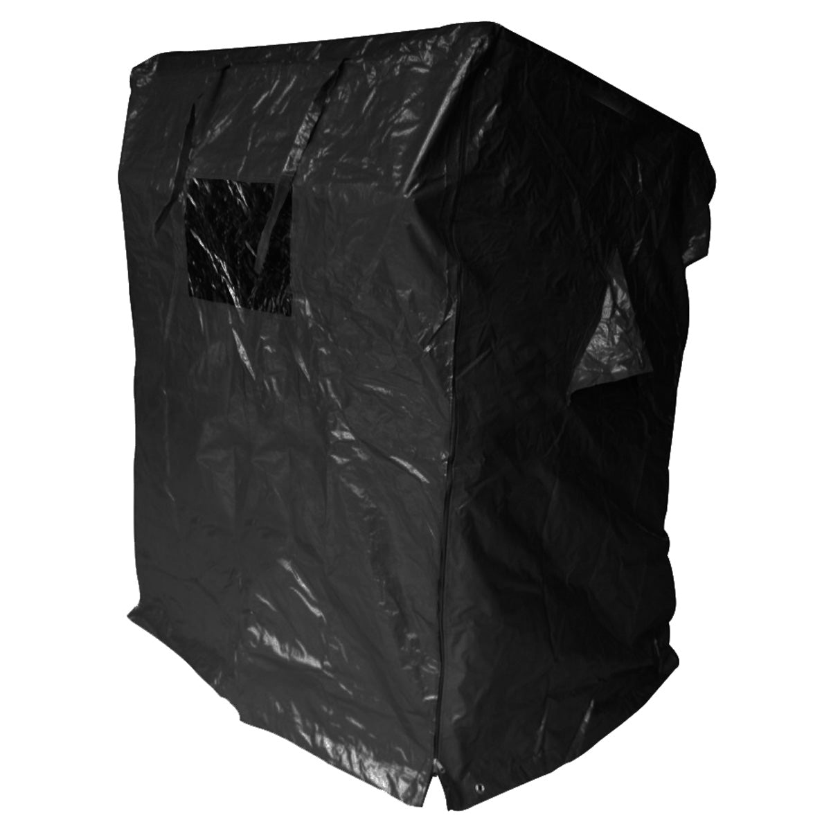 Wetterfeste schwarze Abdeckung für Strandkorb Nordsee und Balkon, Schutz vor Regen und Wind.