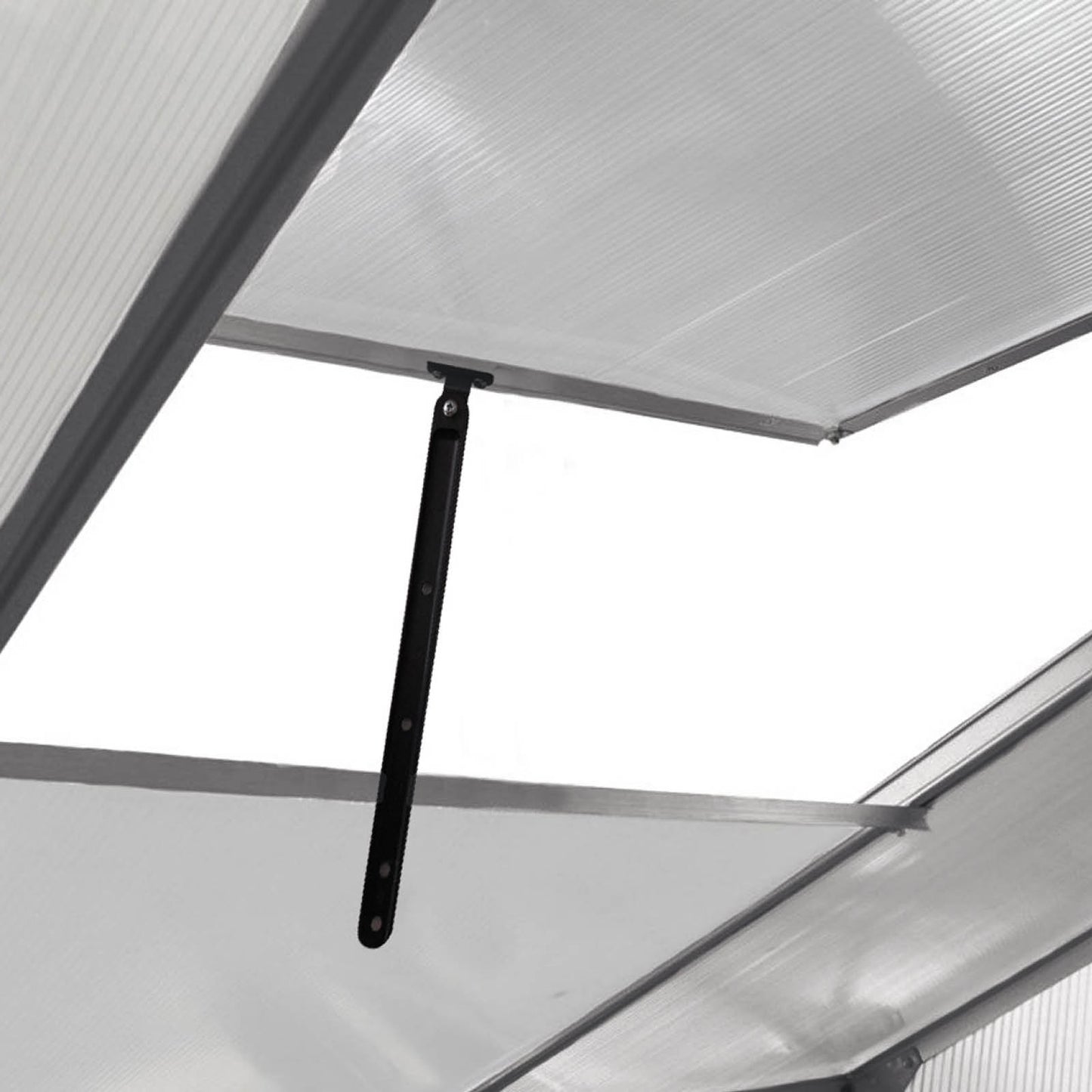 Aluminium Gewächshaus 250x190x195 anthrazit