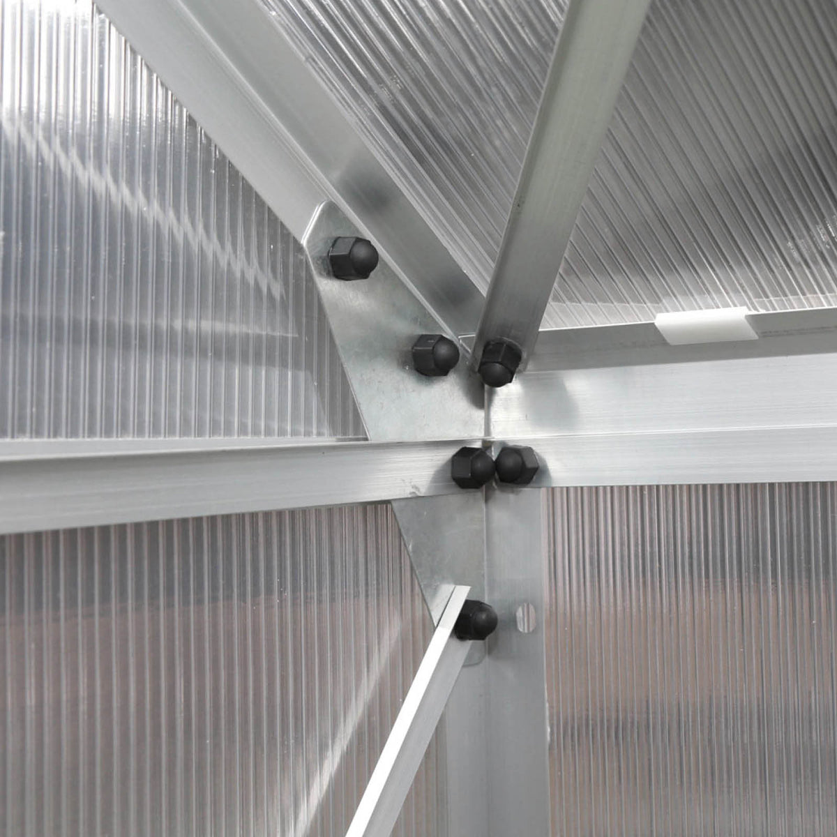 Aluminium Gewächshaus 380x250x205