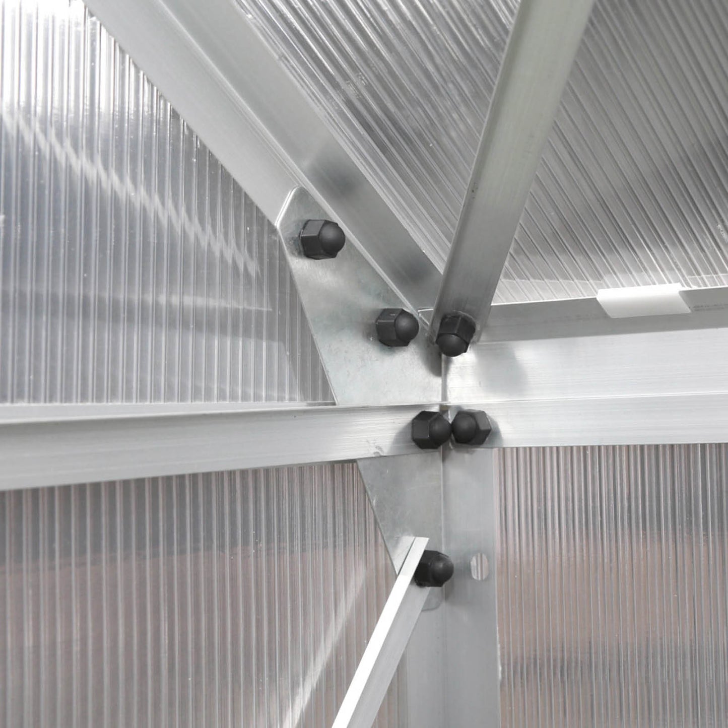 Aluminium Gewächshaus 490x250x205