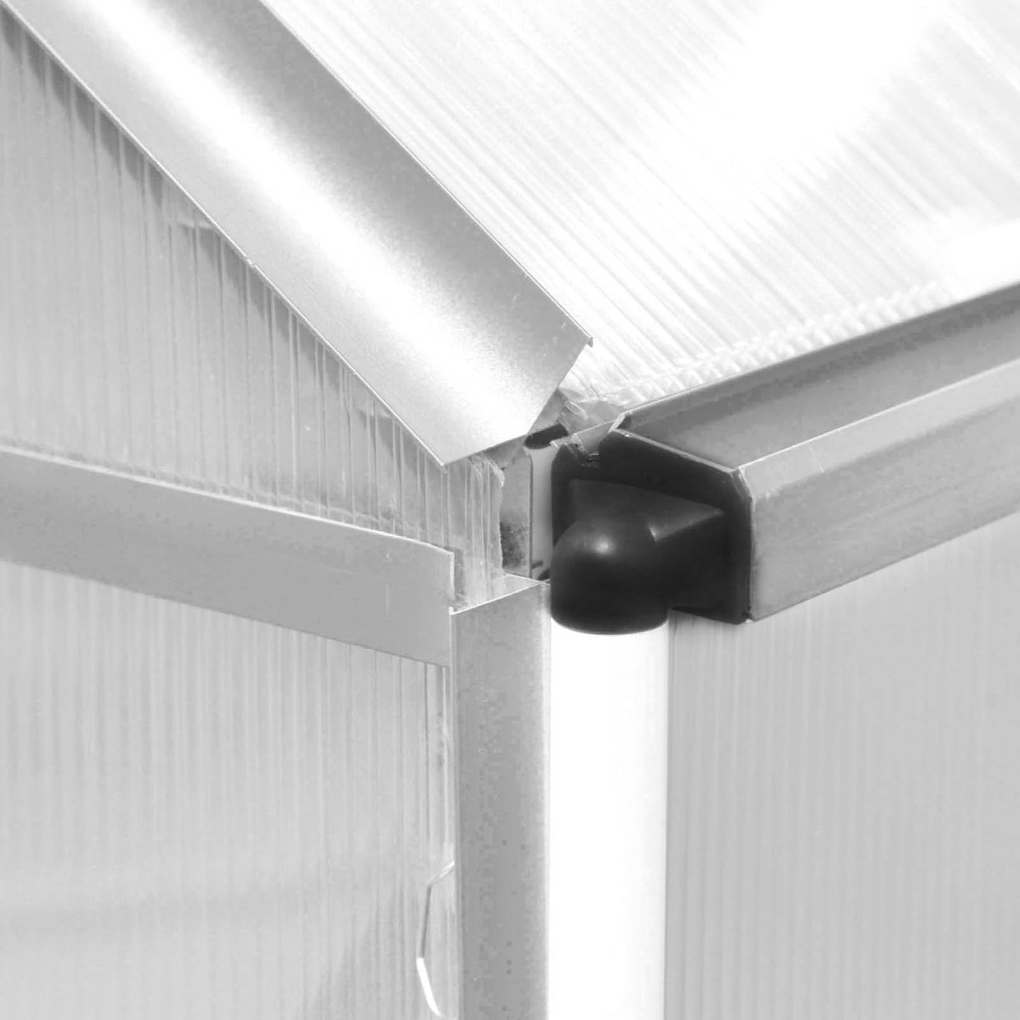 Aluminium Gewächshaus 310x190x195