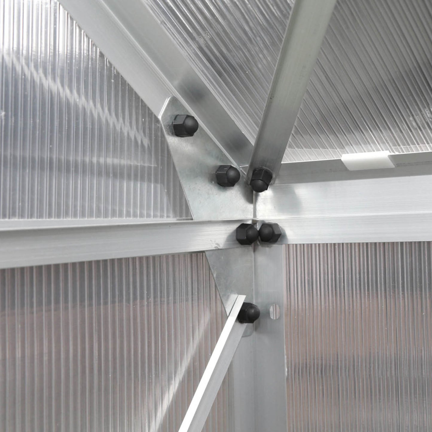 Aluminium Gewächshaus 310x190x195