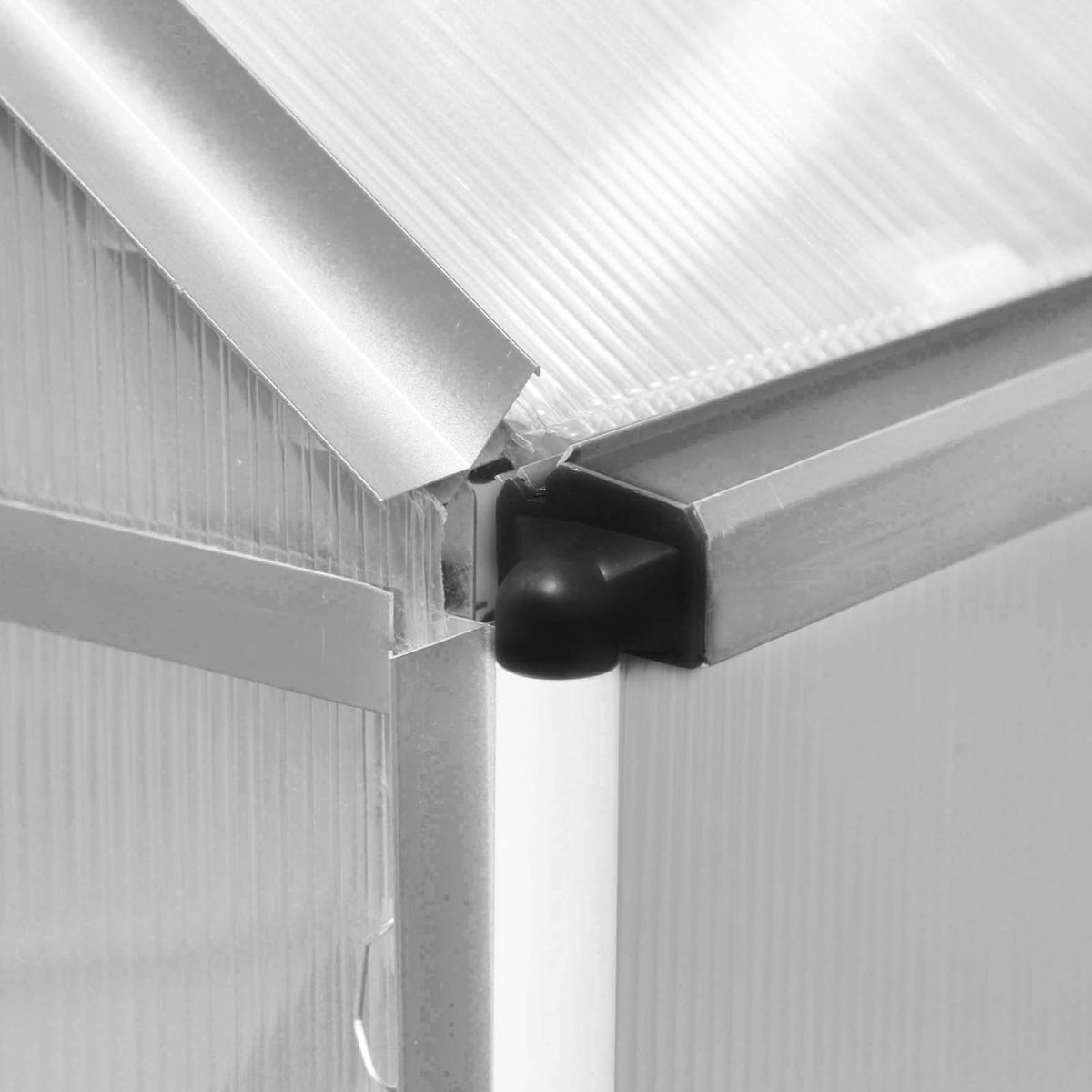 Aluminium Gewächshaus 310x250x205