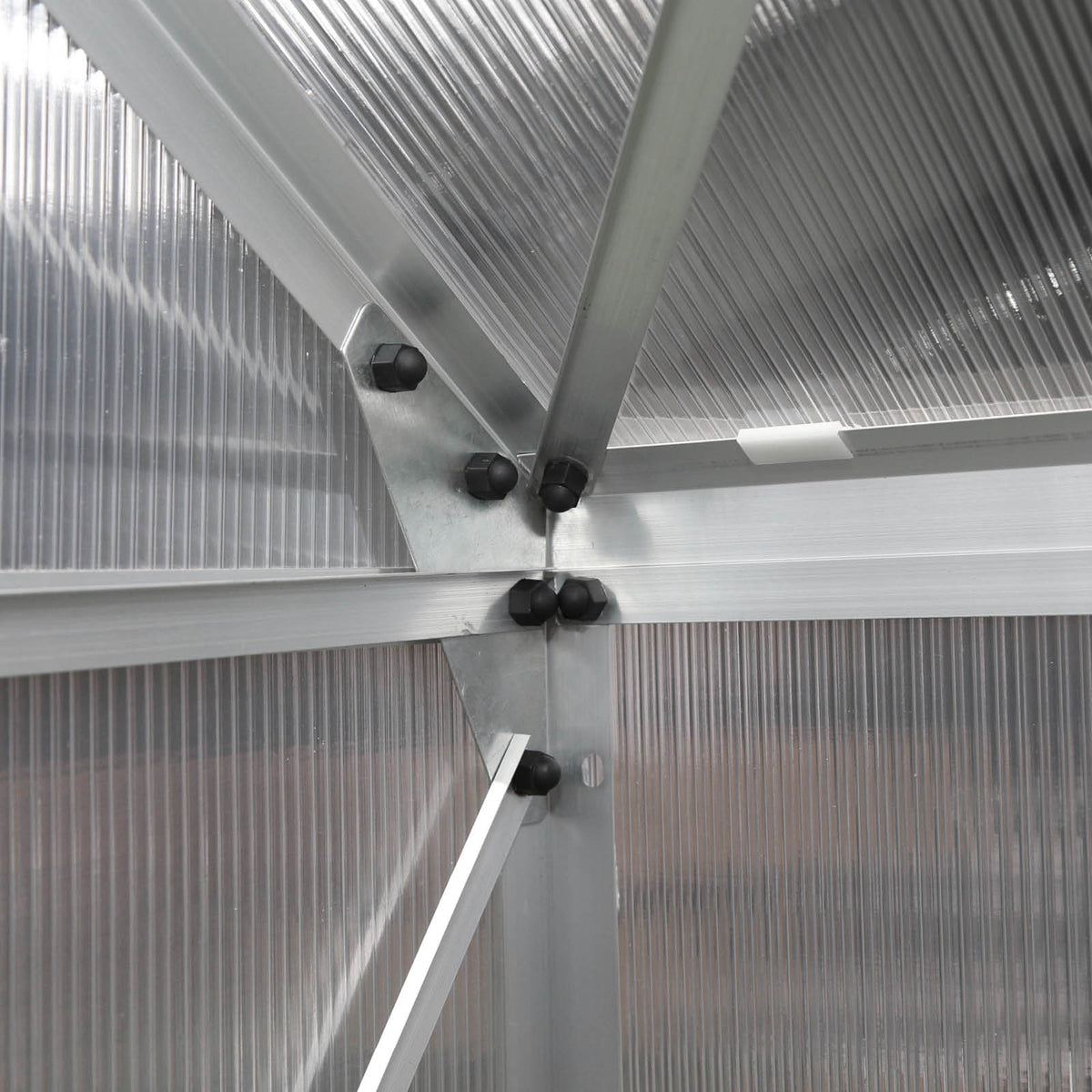 Aluminium Gewächshaus 310x250x205