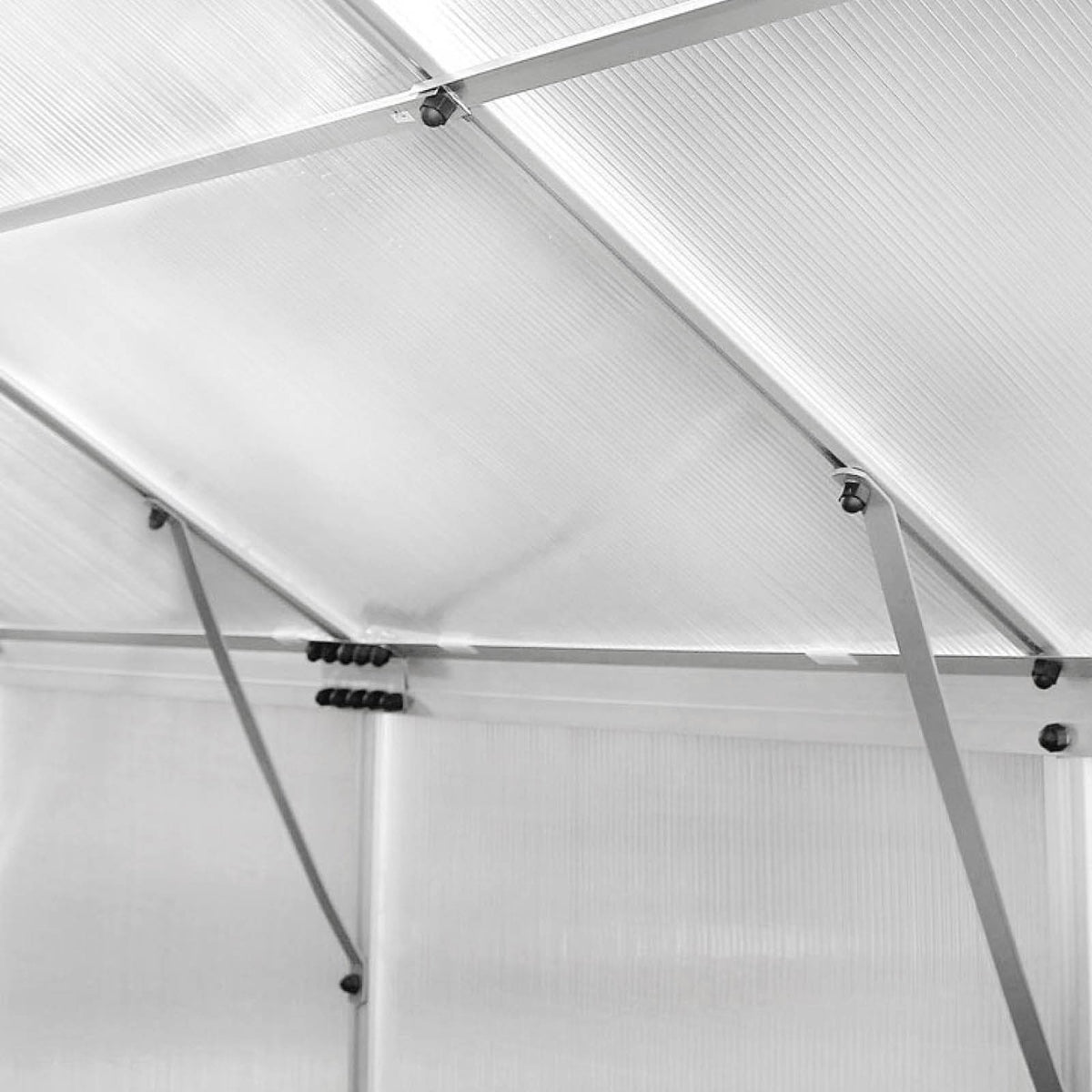 Aluminium-Gewächshaus 490x250x235