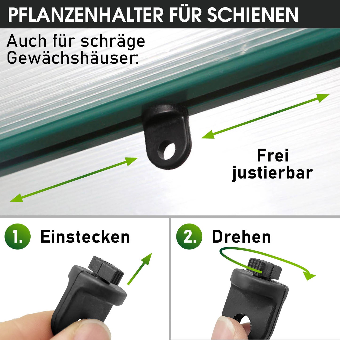 Gewächshaus Clips 30Stk.