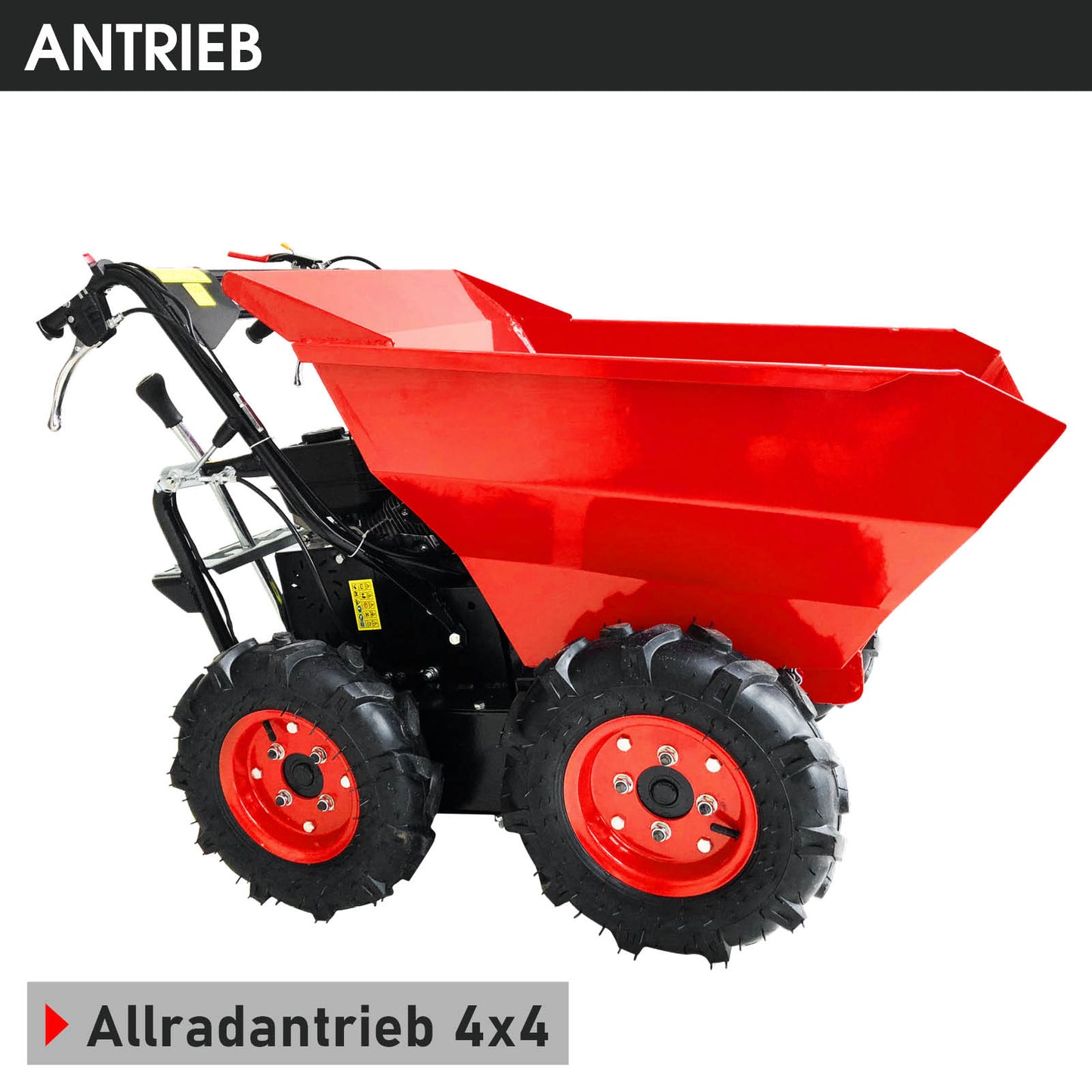 BRAST Benzin Motorschubkarre 6500