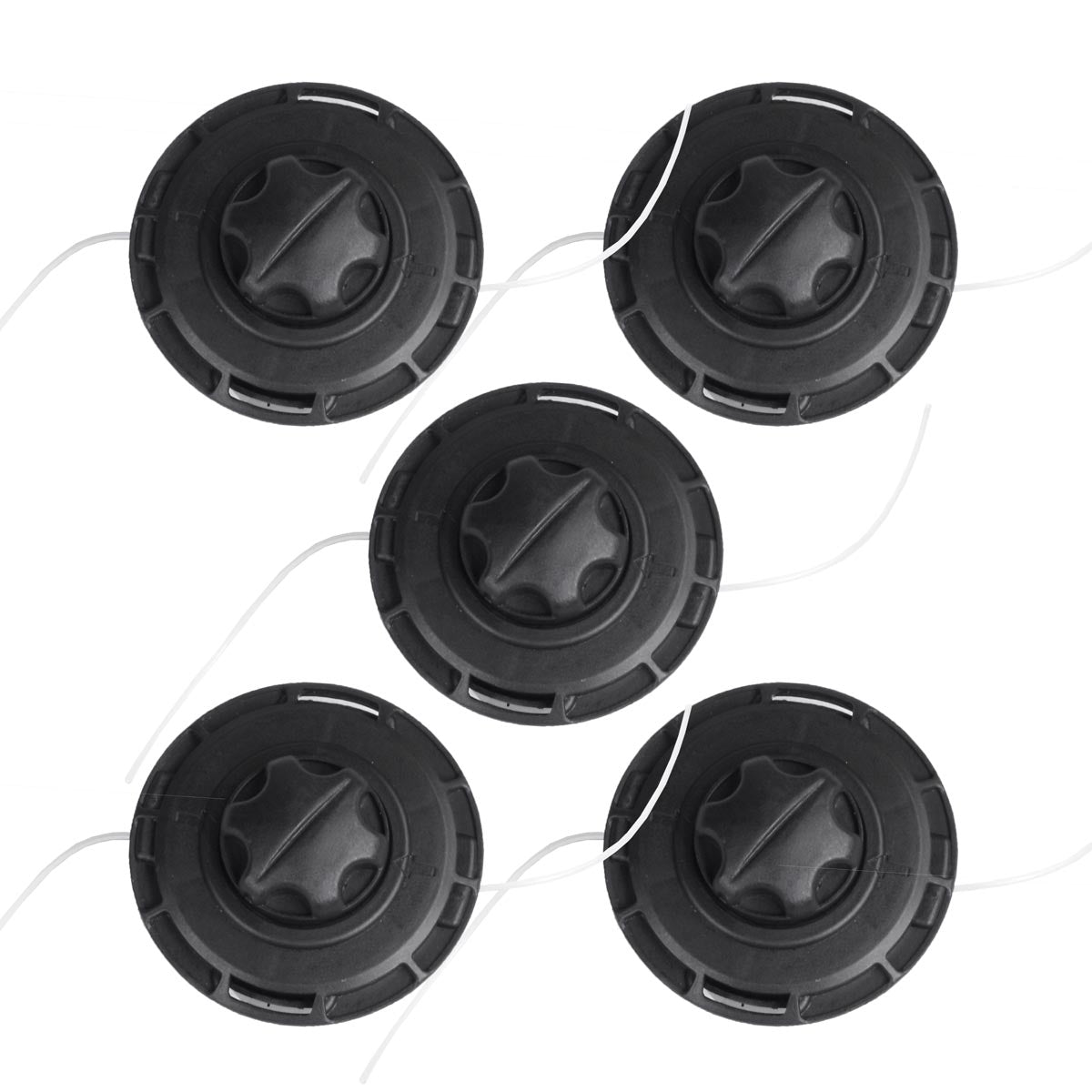 5x BRAST Fadenspule mit Aufrollfunktion für Motorsense / Freischneider