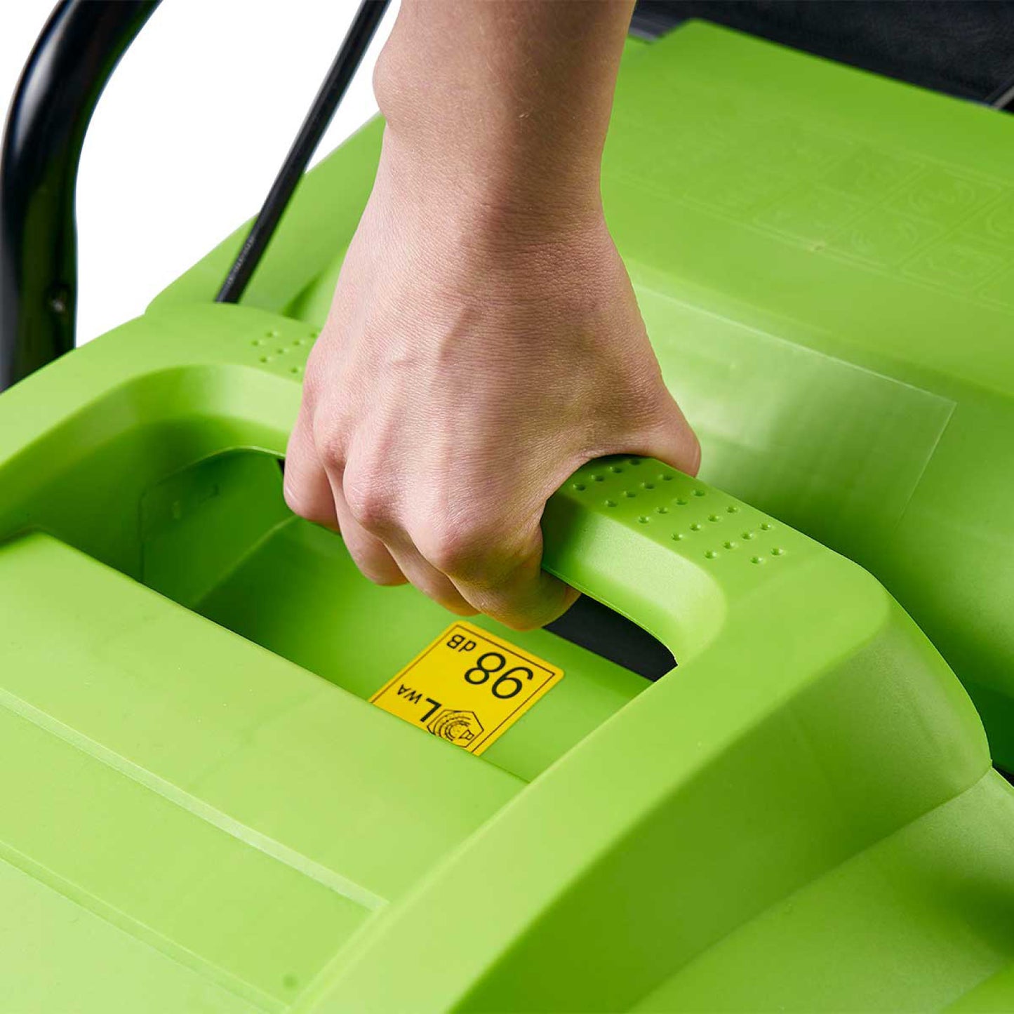 Grüner Garten Vertikutierer mit ergonomischem Griff und Radantrieb für Rasenvertikutierer und Rasenlüfter Benzin.